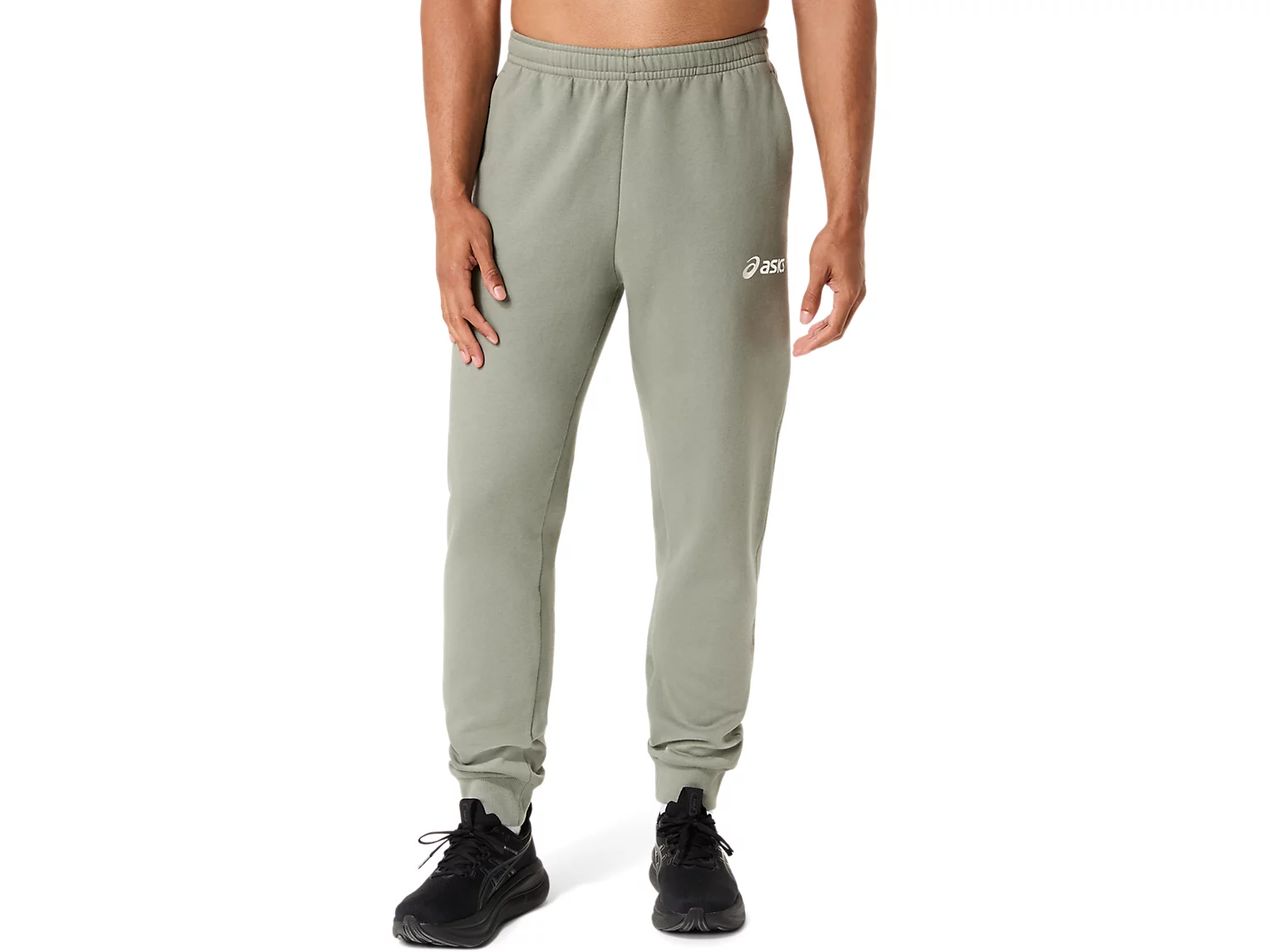 ASICS LOGO FLEECE PANT - Homme