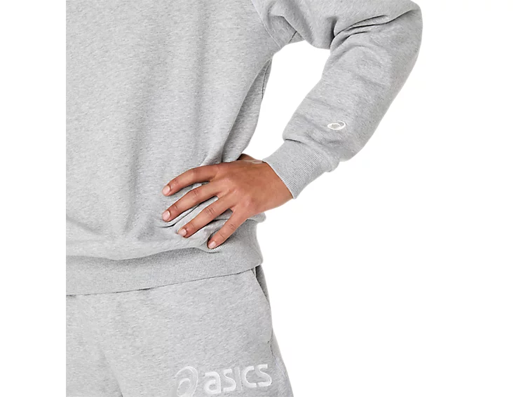 ASICS LOGO FLEECE CREW-NECK TOP - Homme