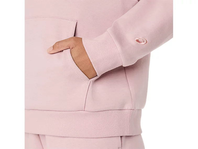 ASICS LOGO FLEECE PULLOVER HOODIE - Femme