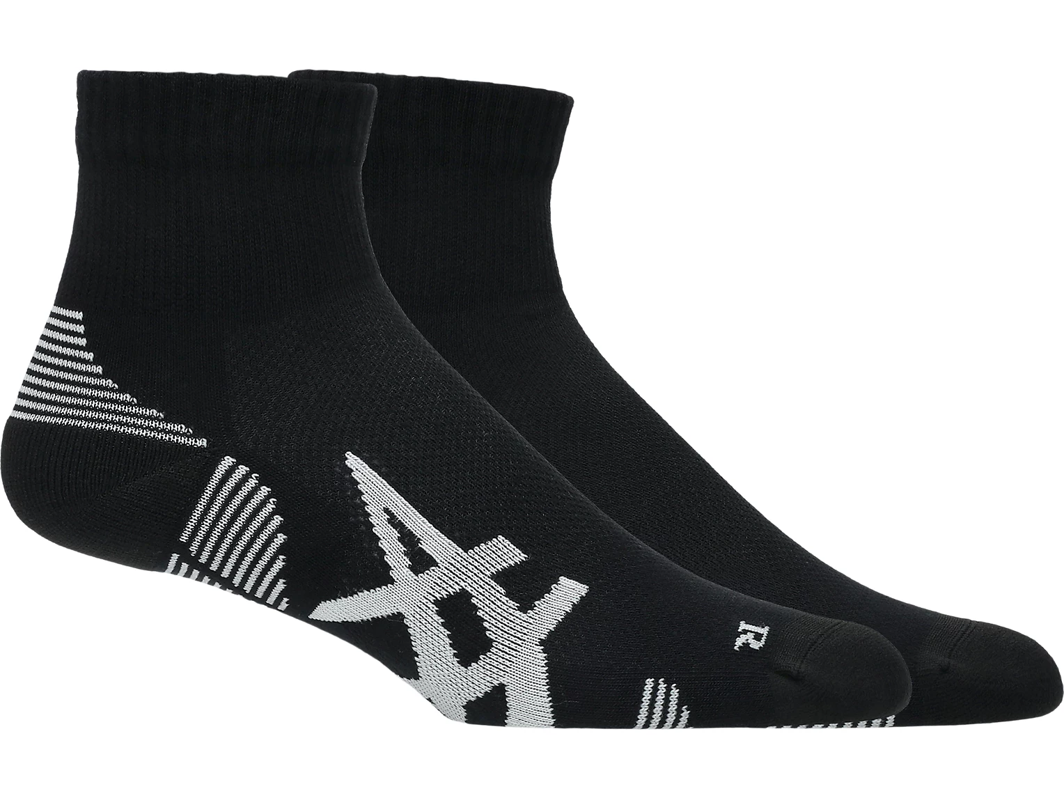AEG 2 PACK CUSHIONED RUN QUARTER SOCK - Unisexe