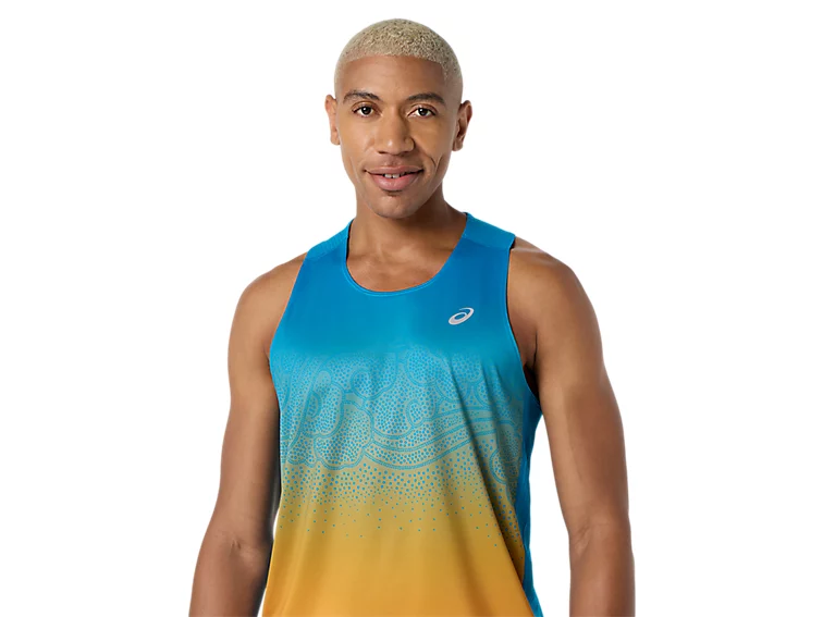 ROAD FADE SINGLET - Homme
