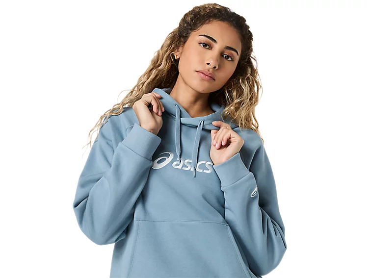 ASICS LOGO FLEECE PULLOVER HOODIE - Femme