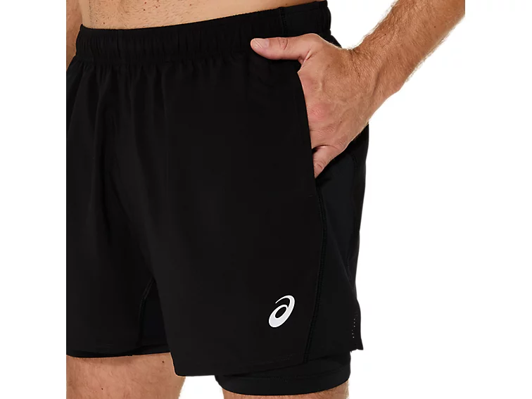 ASICS CORE 2N1 5IN SHORT - Homme