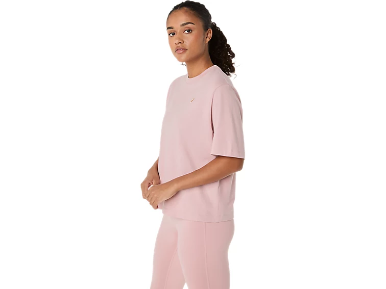 ASICS SPIRAL EMBROIDERY RELAXED TEE - Femme