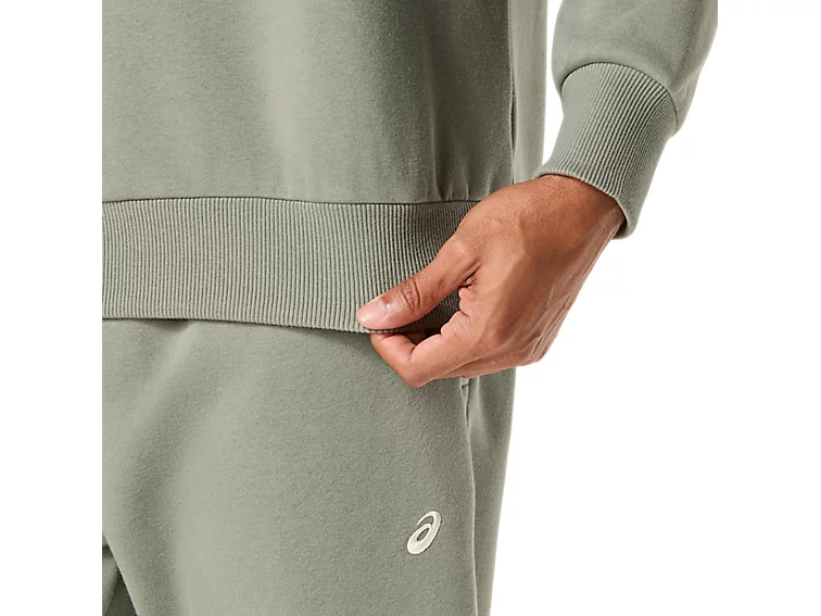 FLEECE CREW-NECK TOP RELAXED - Homme