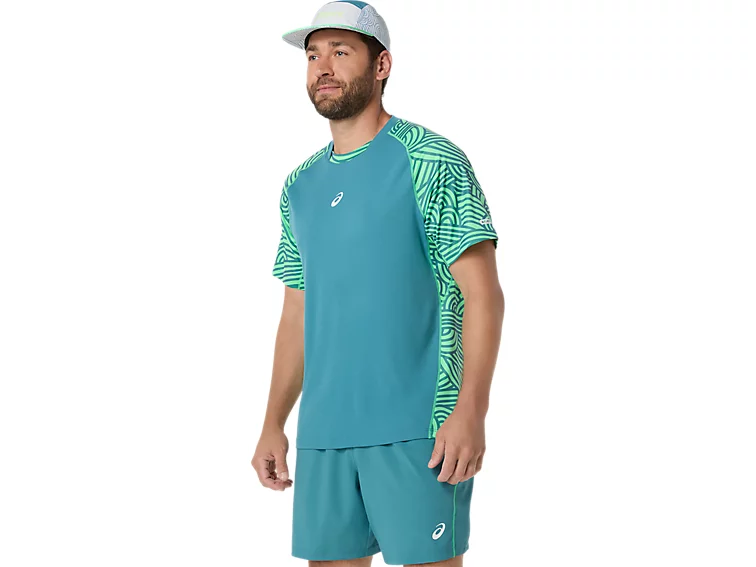 PADEL COURT ALL OVER PRINT SS TOP - Homme