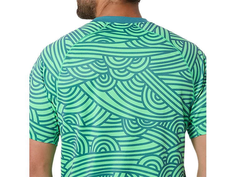 PADEL COURT ALL OVER PRINT SS TOP - Homme