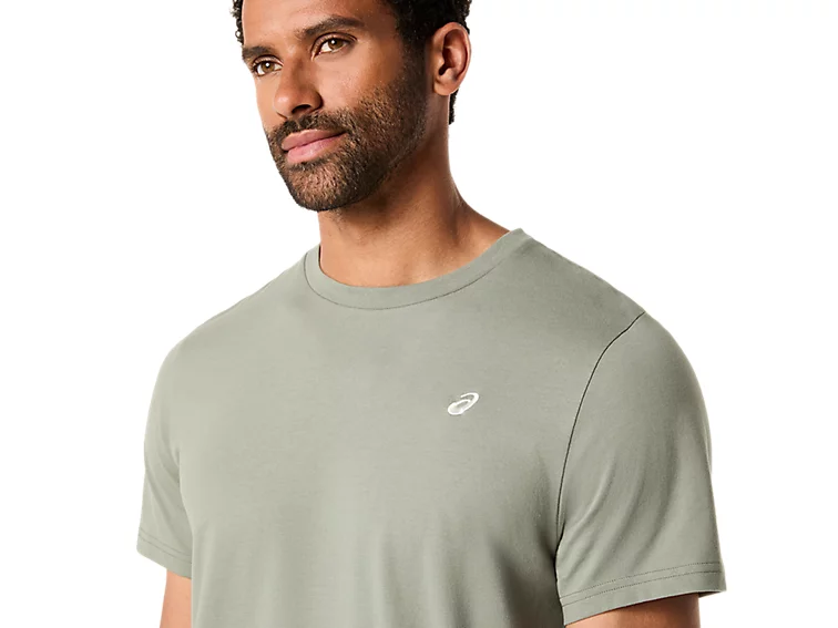 ASICS SPIRAL EMBROIDERY TEE - Homme