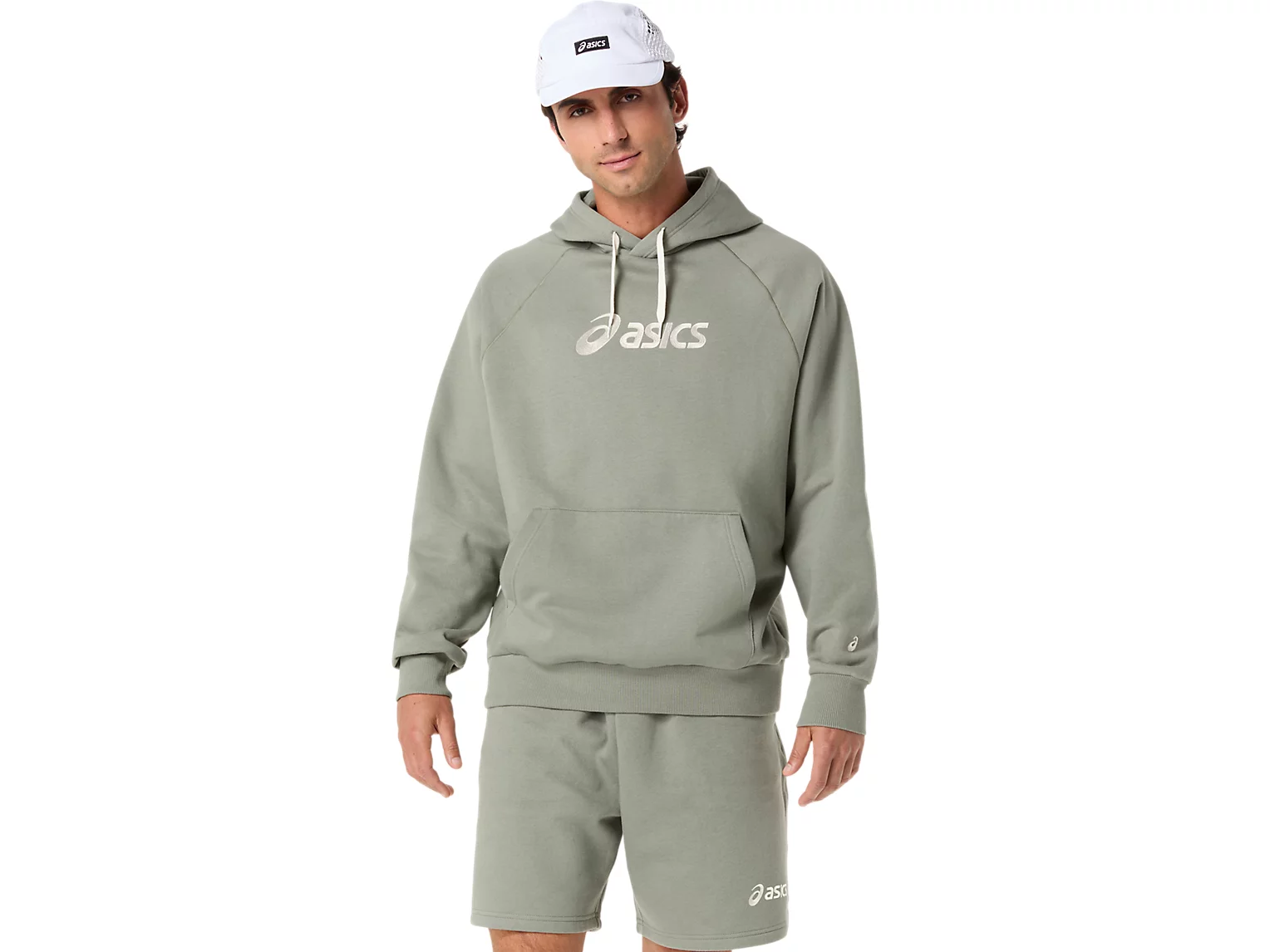 ASICS LOGO FLEECE HOODIE - Homme