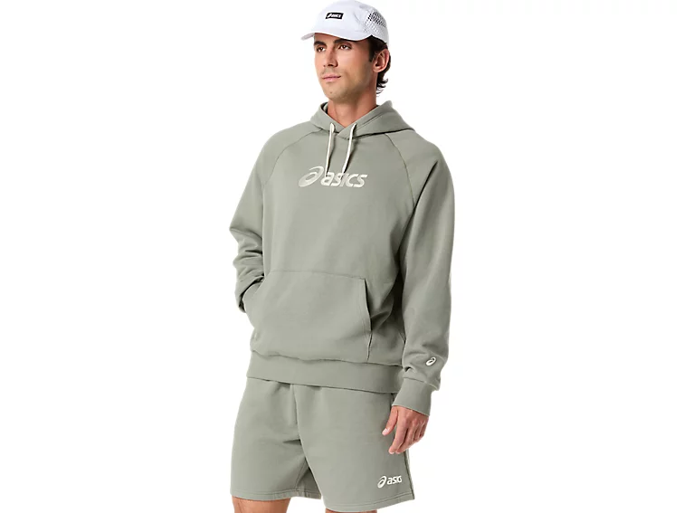 ASICS LOGO FLEECE HOODIE - Homme