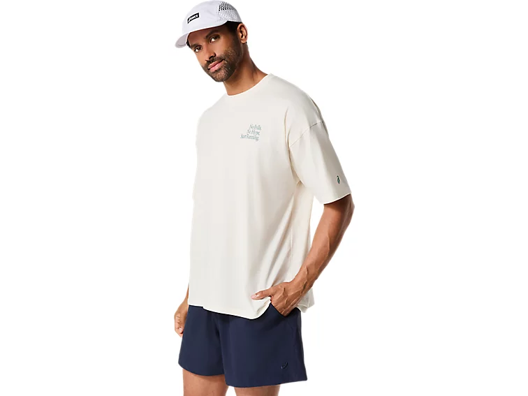 RUNNER MESSAGE GRAPHIC RELAXED TEE - Homme