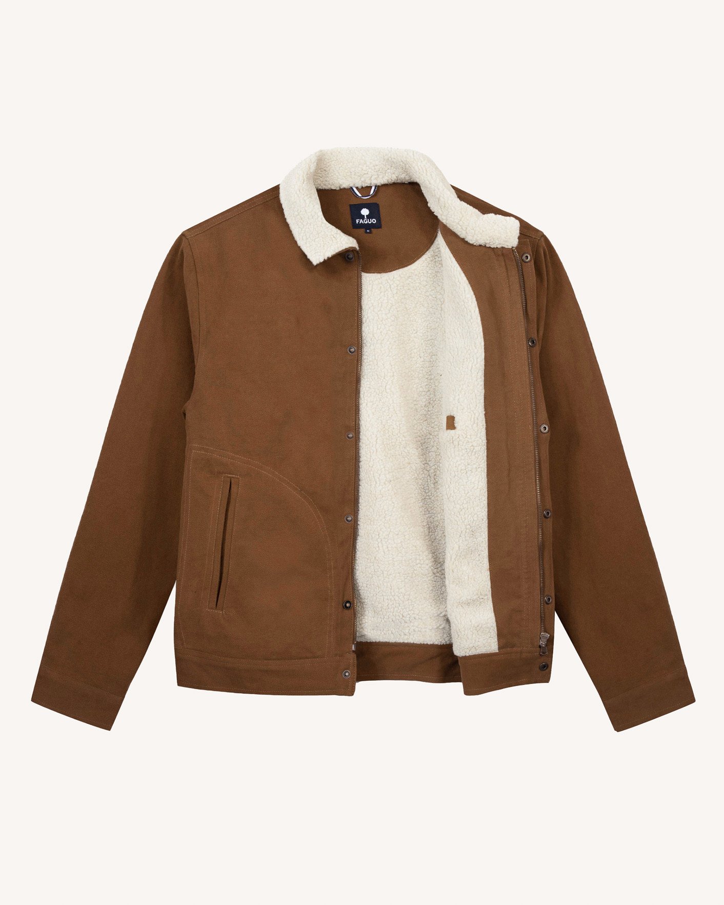 Blouson coton camel - SEILLON