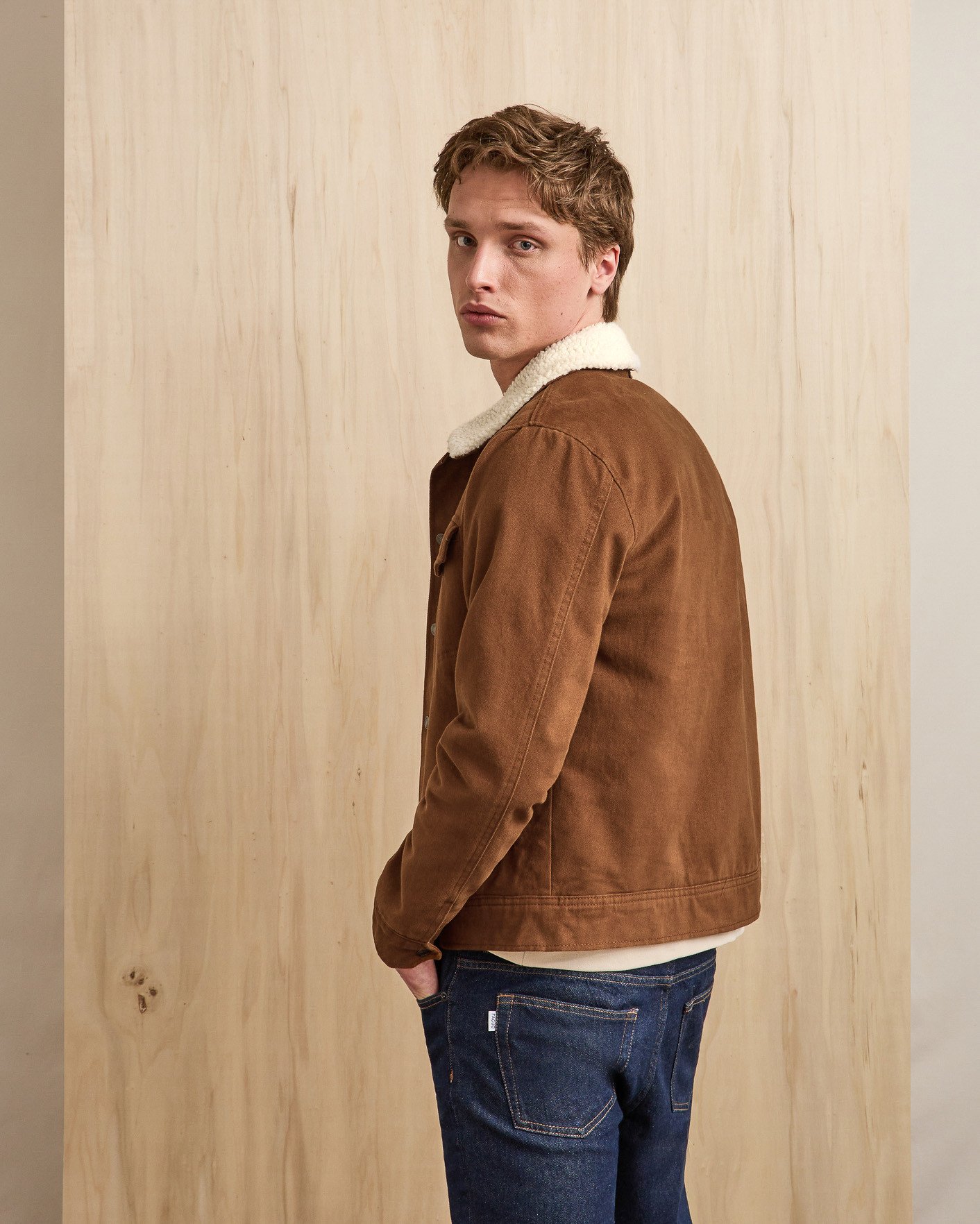 Blouson coton camel - SEILLON