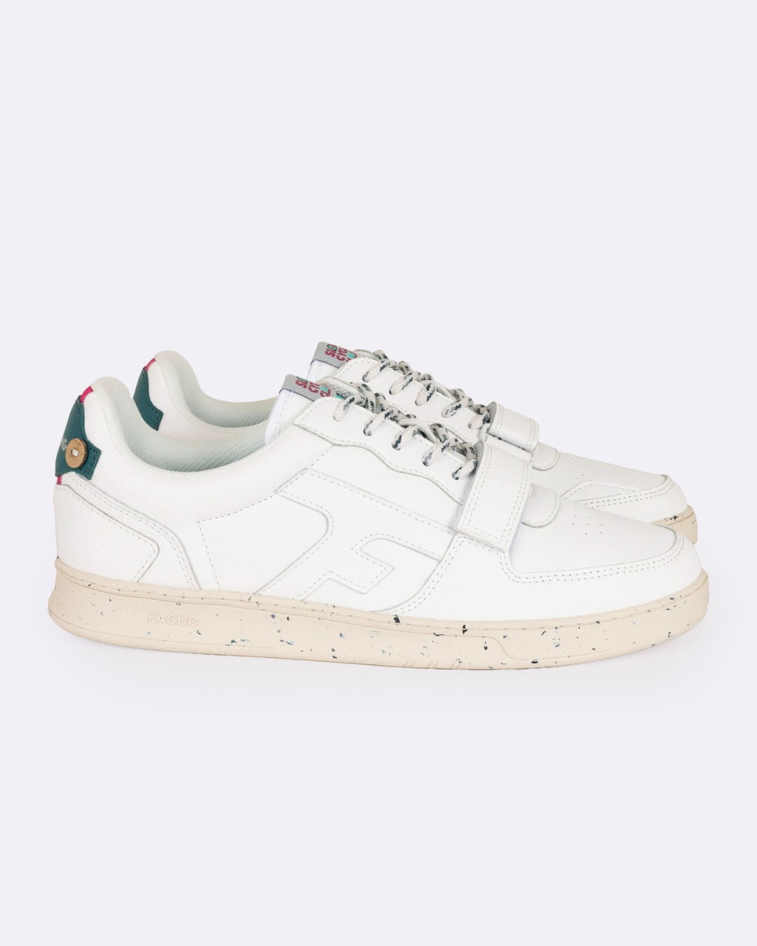 Baskets blanches cuir café du cycliste - HAZEL