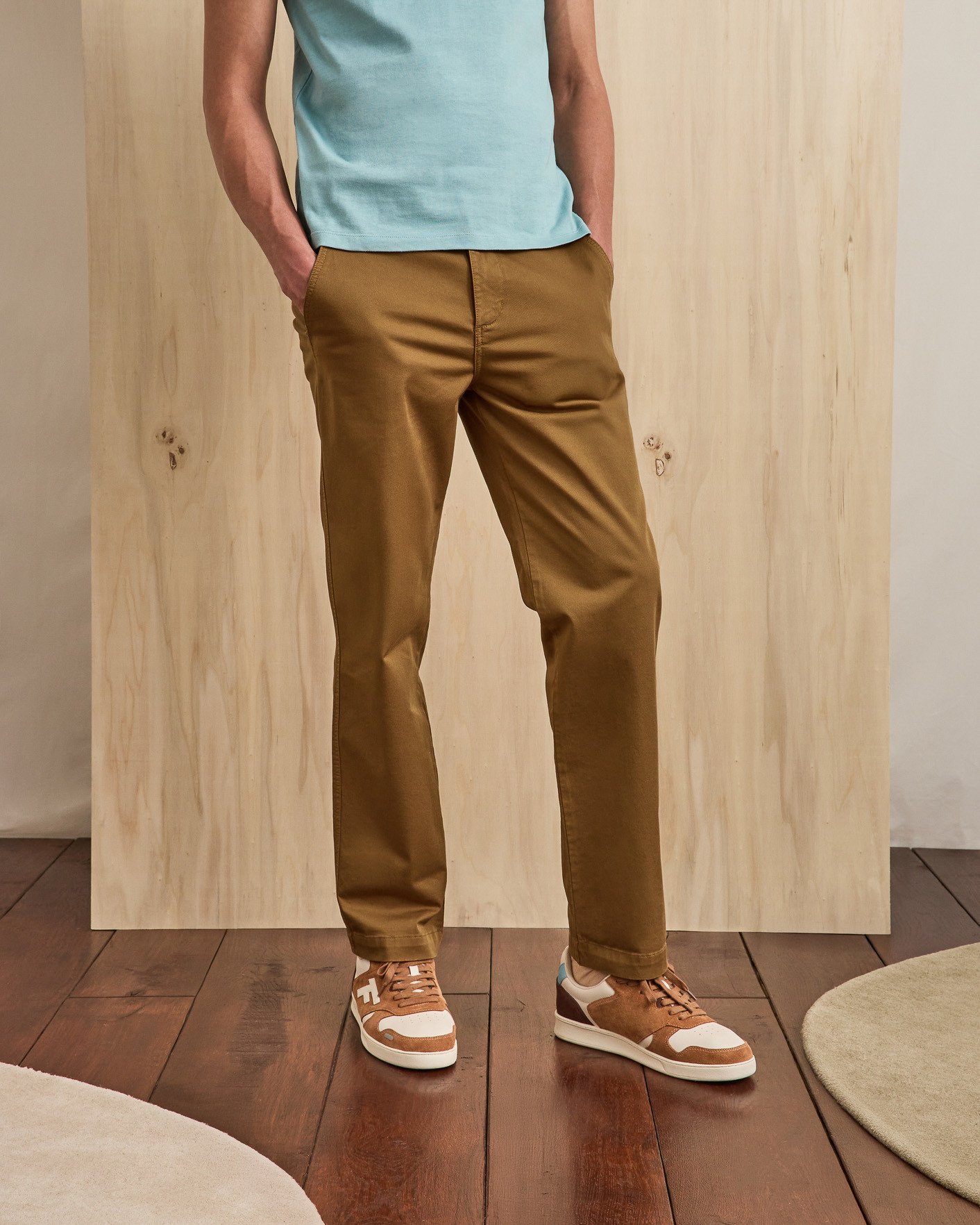 Chino camel coton - BRIX REGULAR