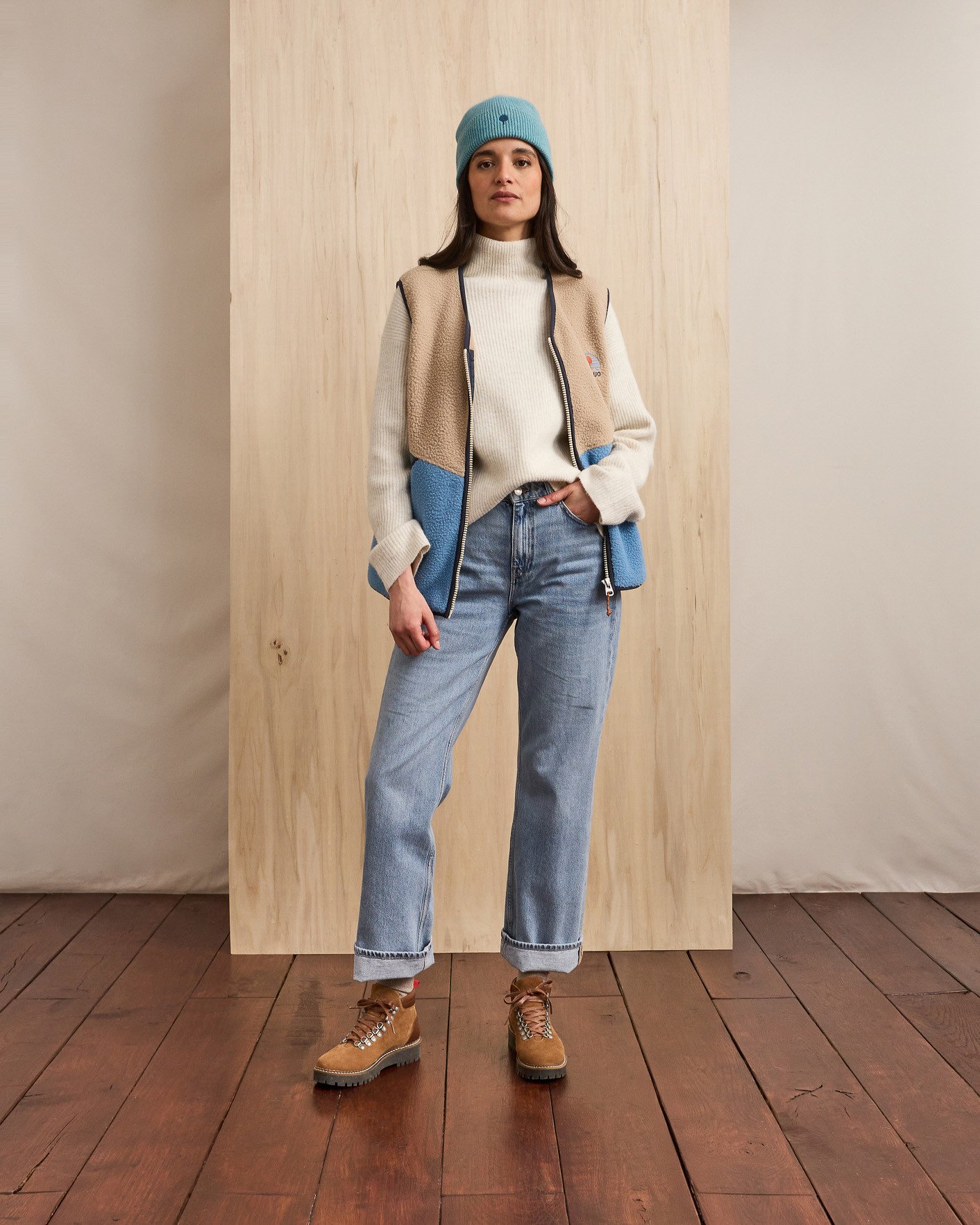 Boots camel cuir - HAWTHORN