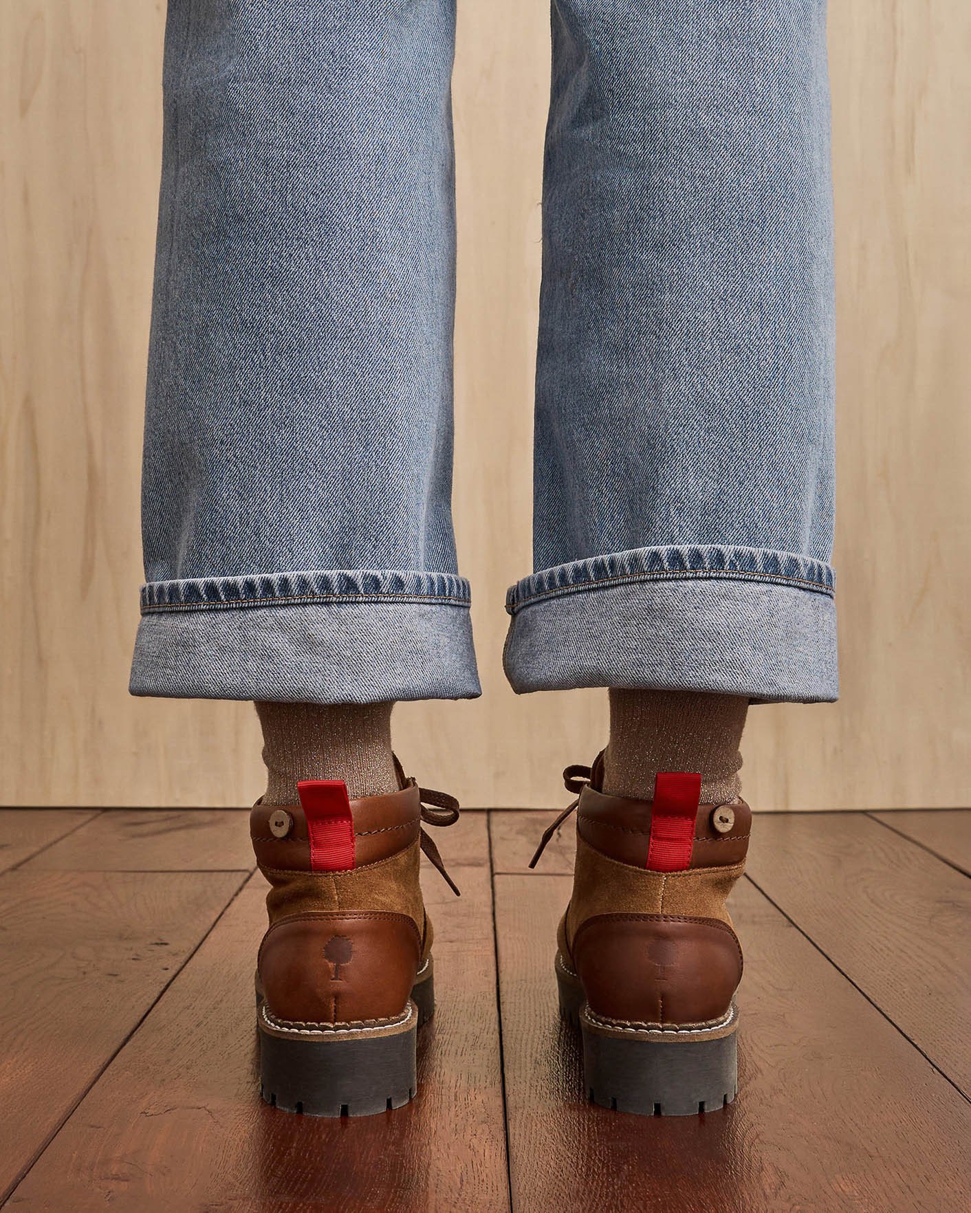 Boots camel cuir - HAWTHORN