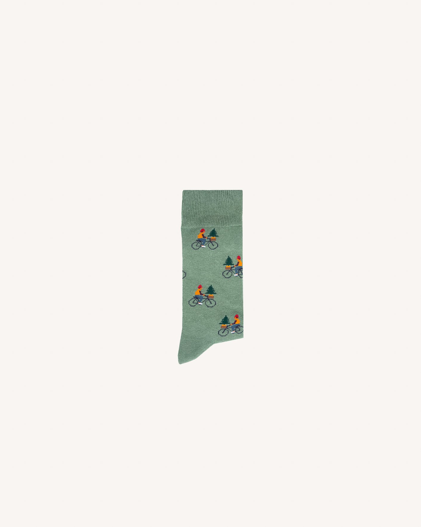 Lot de chaussettes x3 vert & multicolores coton - SOCKS