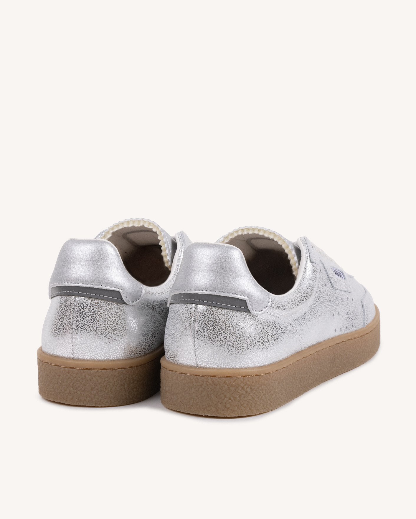 Baskets argenté cuir - LUMBO