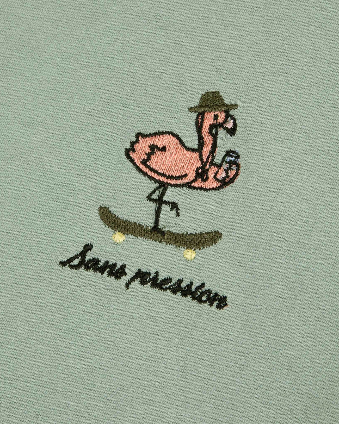 T-shirt vert clair coton - ARCY