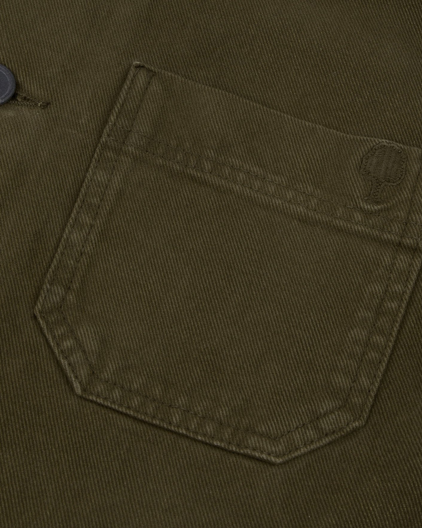 Veste en coton vert olive foncé - GAVRE