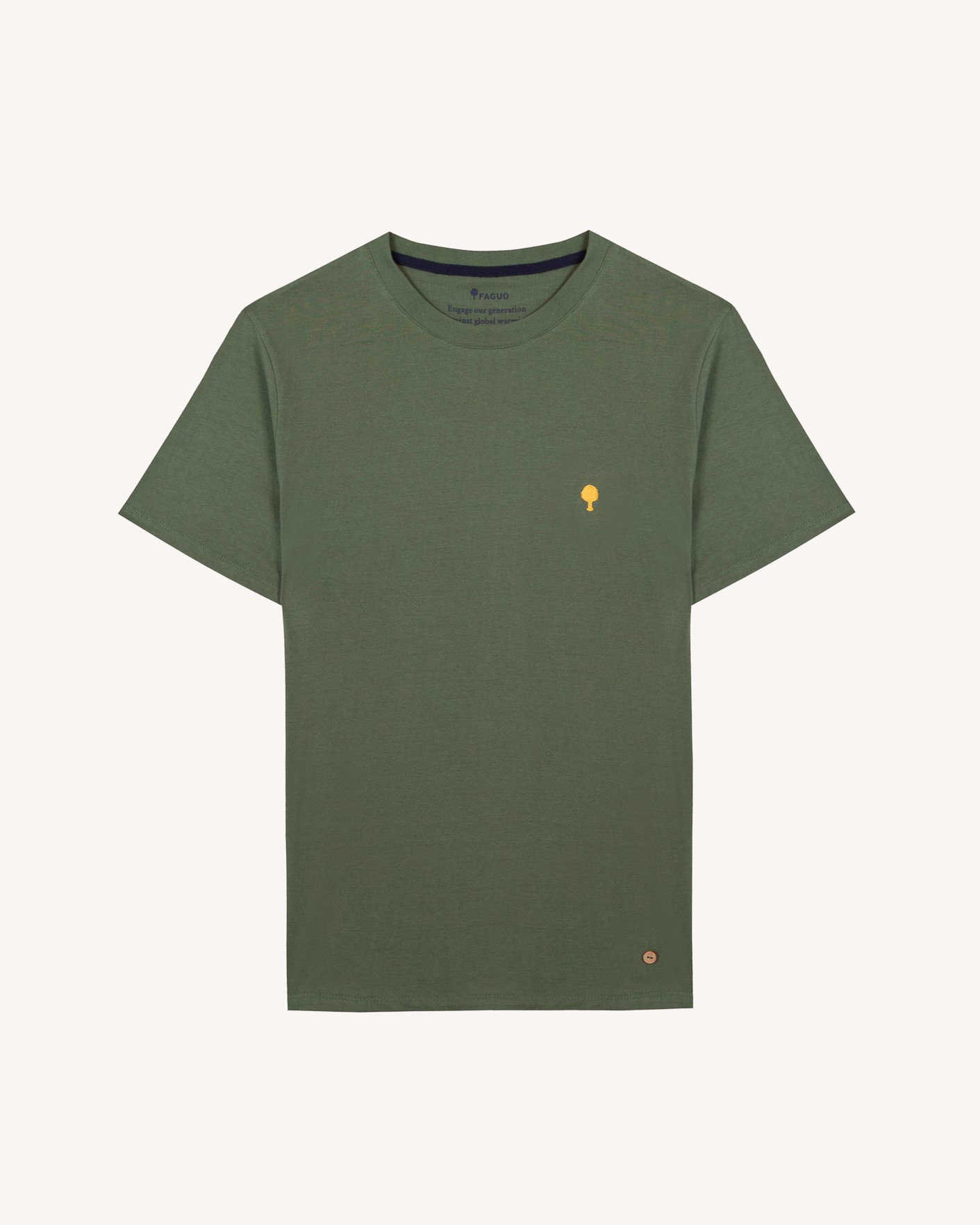 T-shirt kaki coton - ARCY