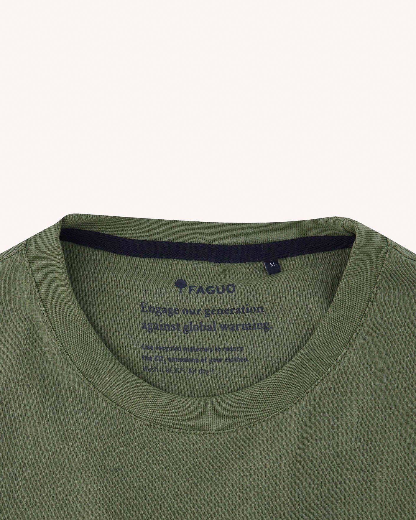 T-shirt kaki coton - ARCY