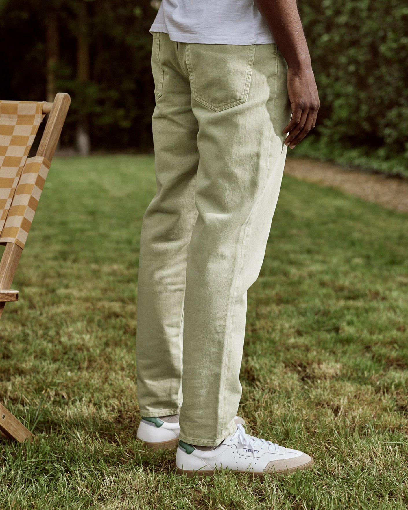 Jean fuselé kaki clair - TAPERED