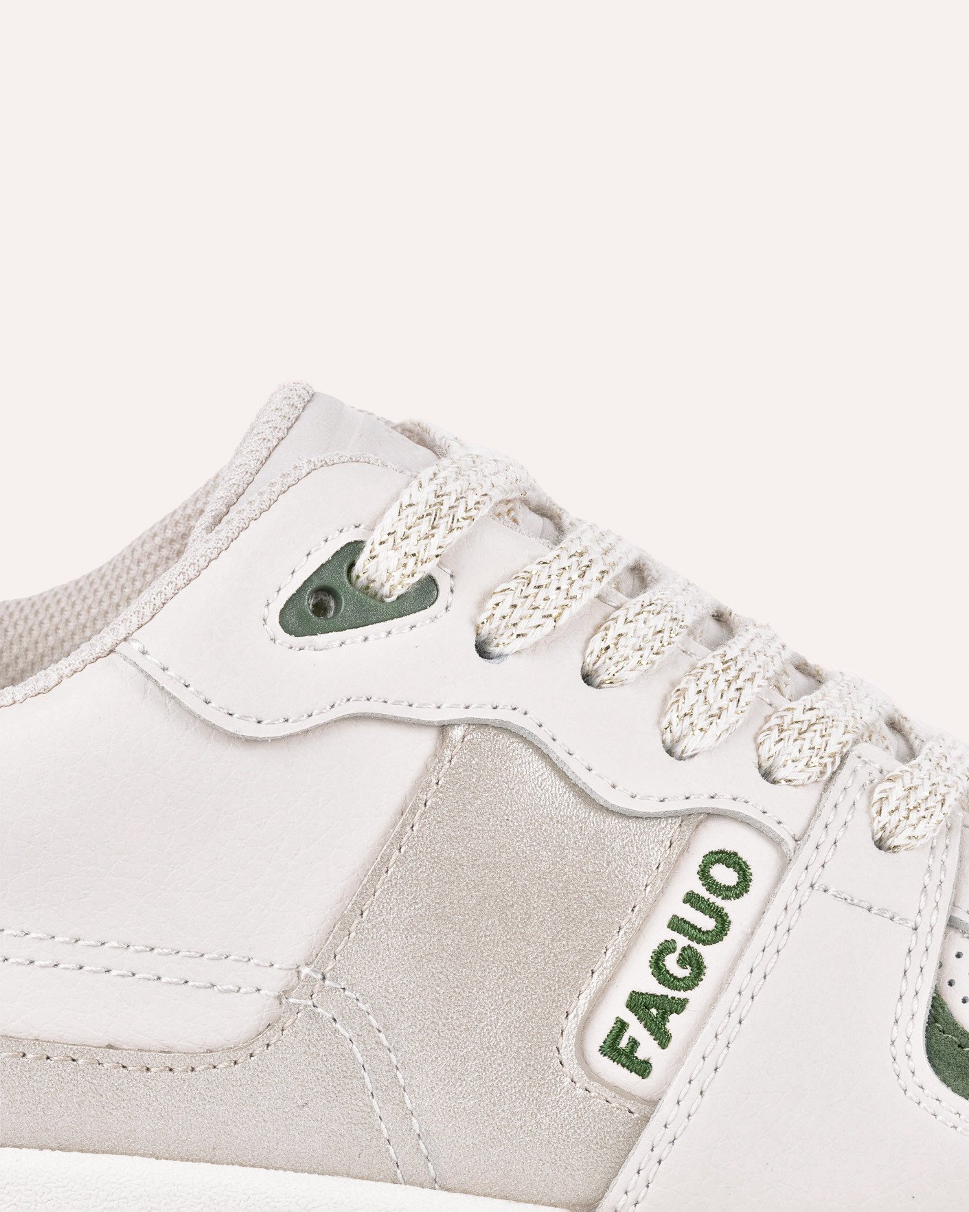 Baskets écrues & argentées - CEIBA