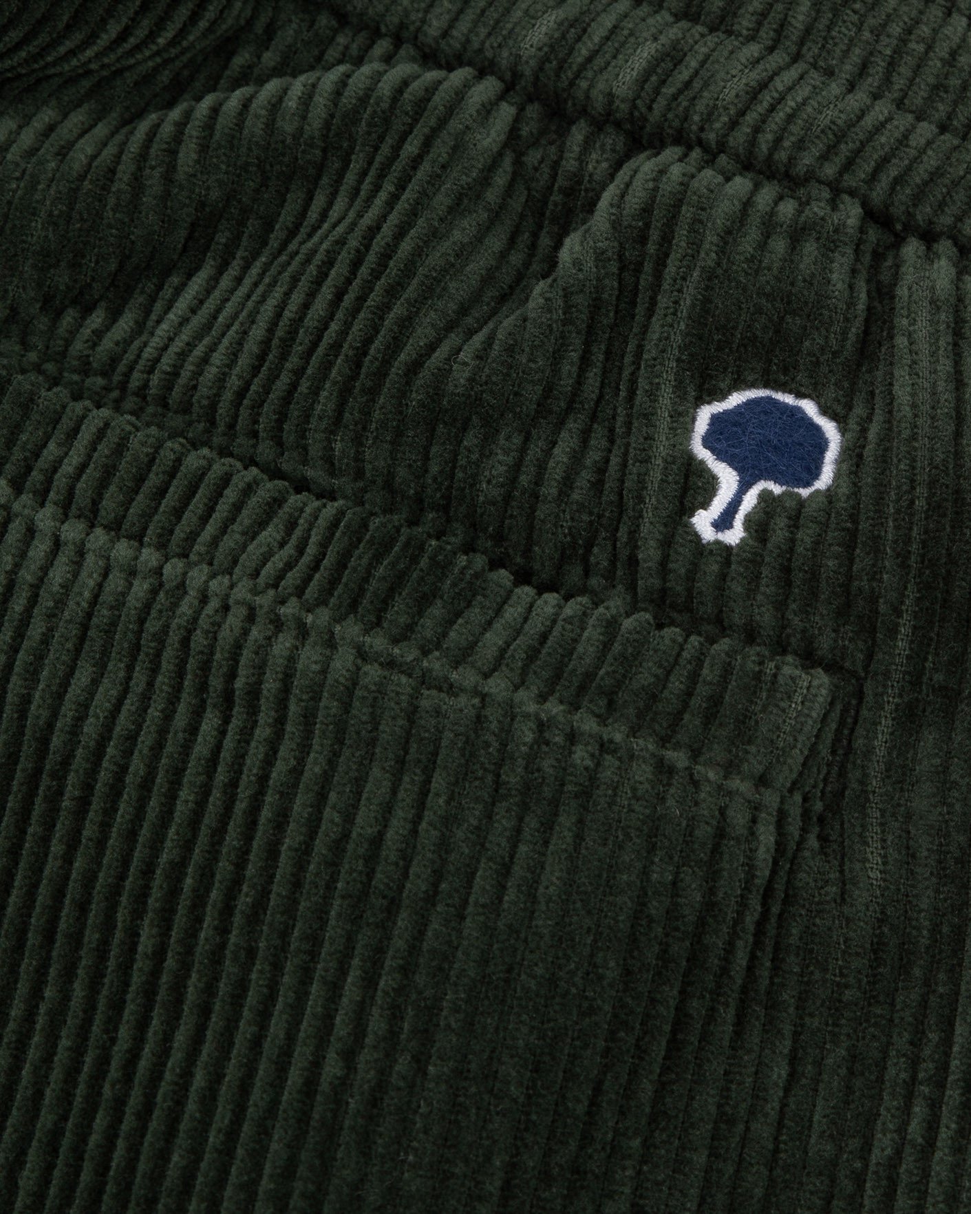 Pantalon coton vert foncé coton - DREUILLE