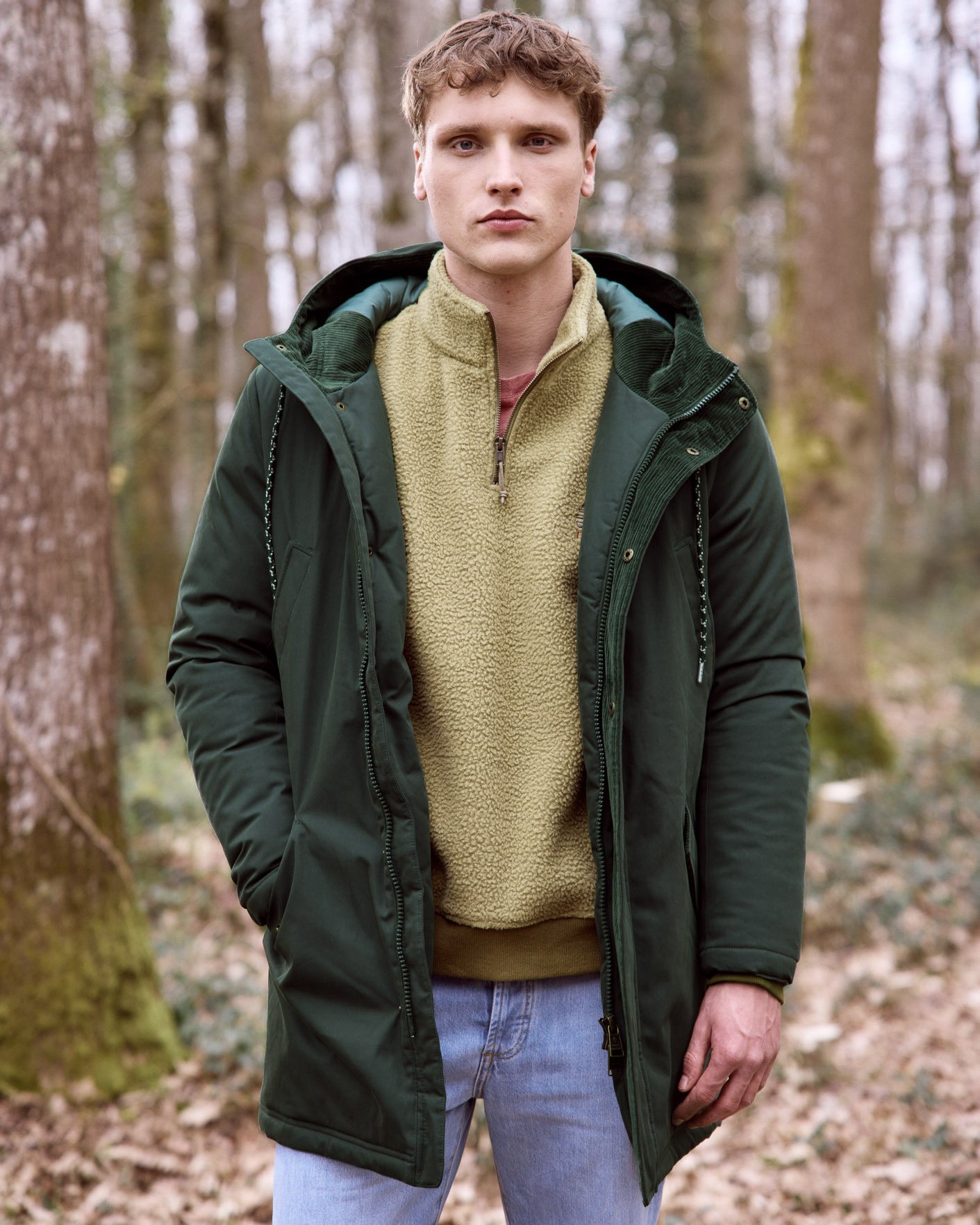 Parka imperméable ultra chaude vert foncé - CHEVERNY