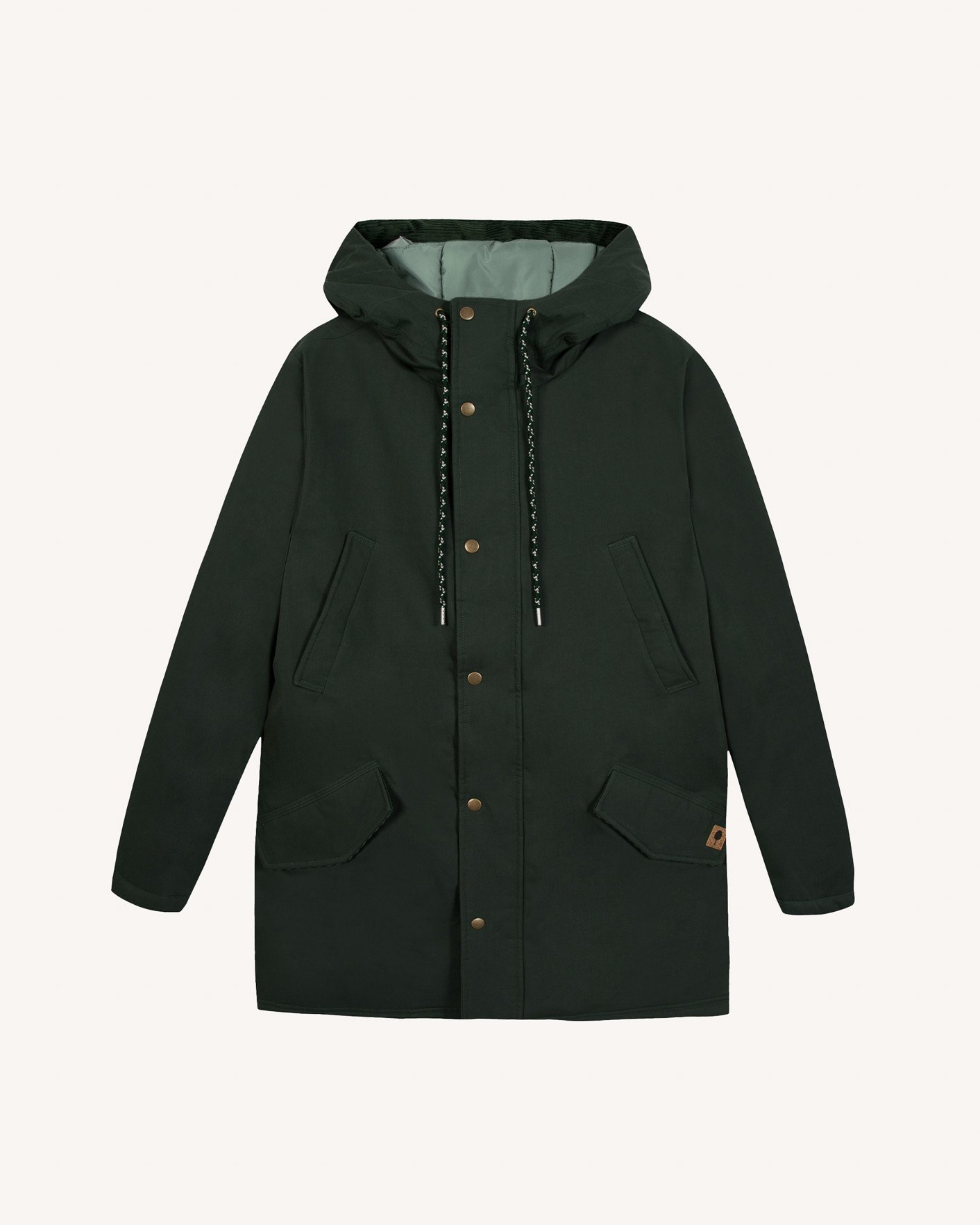 Parka imperméable ultra chaude vert foncé - CHEVERNY