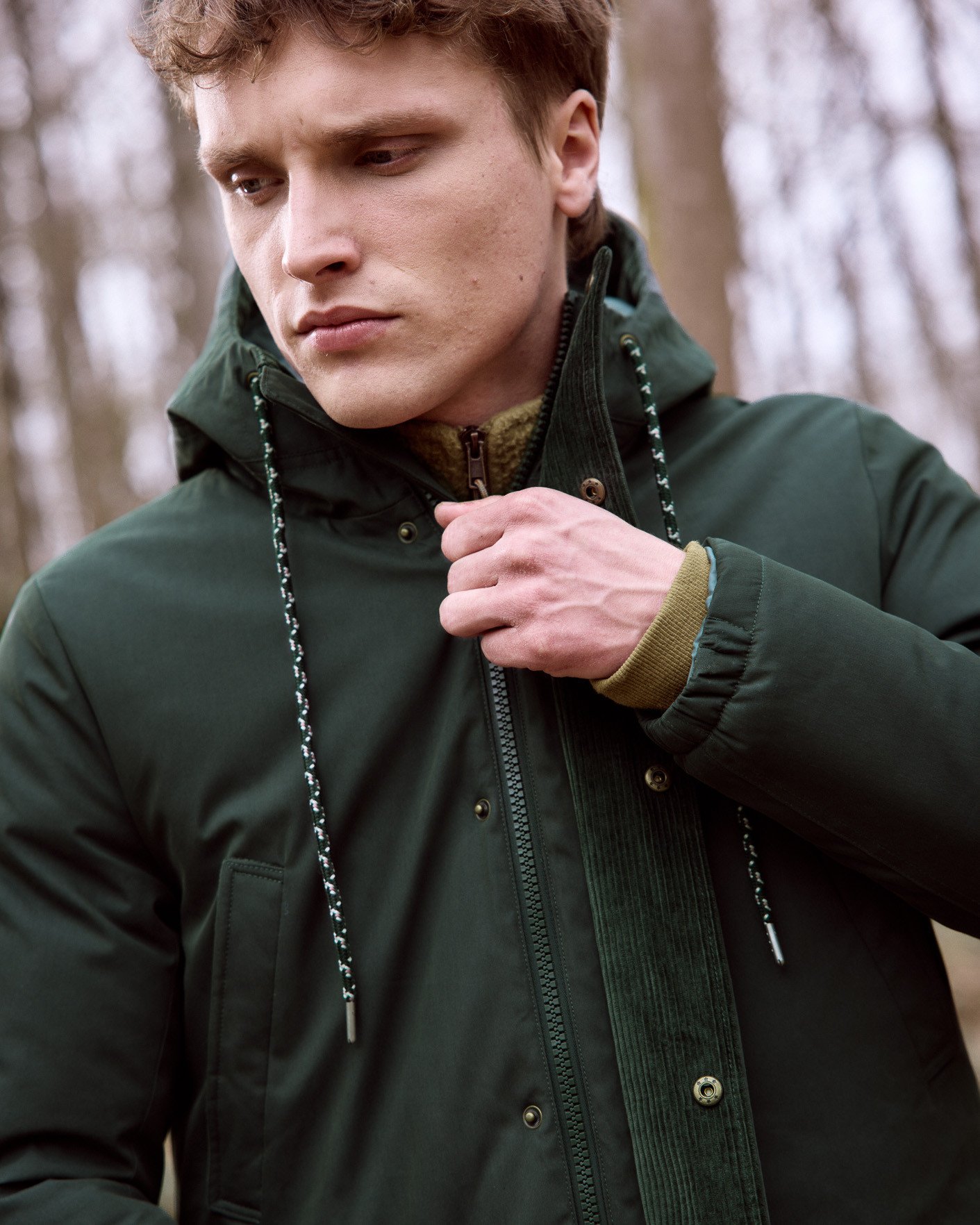 Parka imperméable ultra chaude vert foncé - CHEVERNY