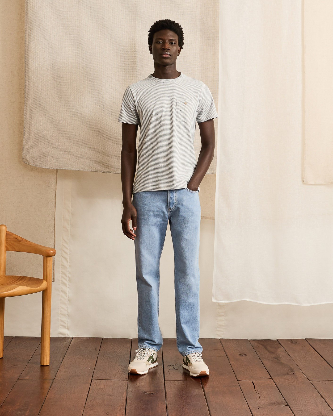 Jean droit denim clair - STRAIGHT