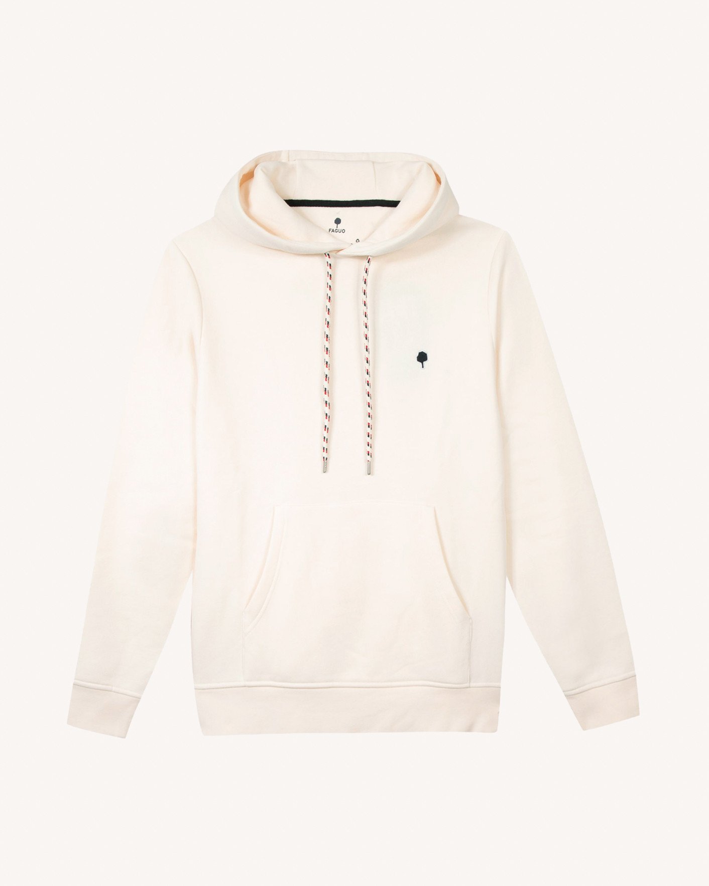 Sweat à capuche écru coton - DIRAC