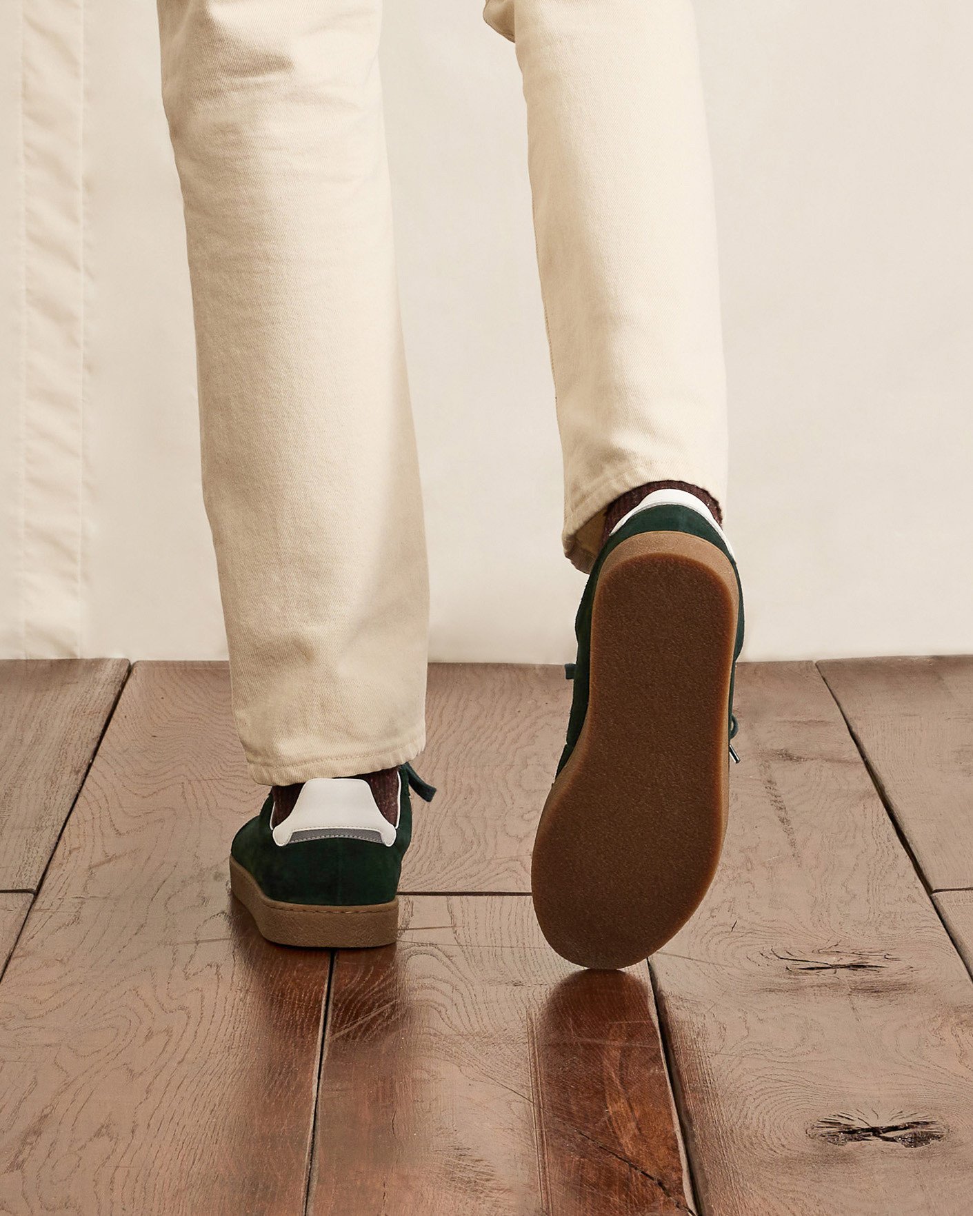 Baskets vert foncé suède - LUMBO