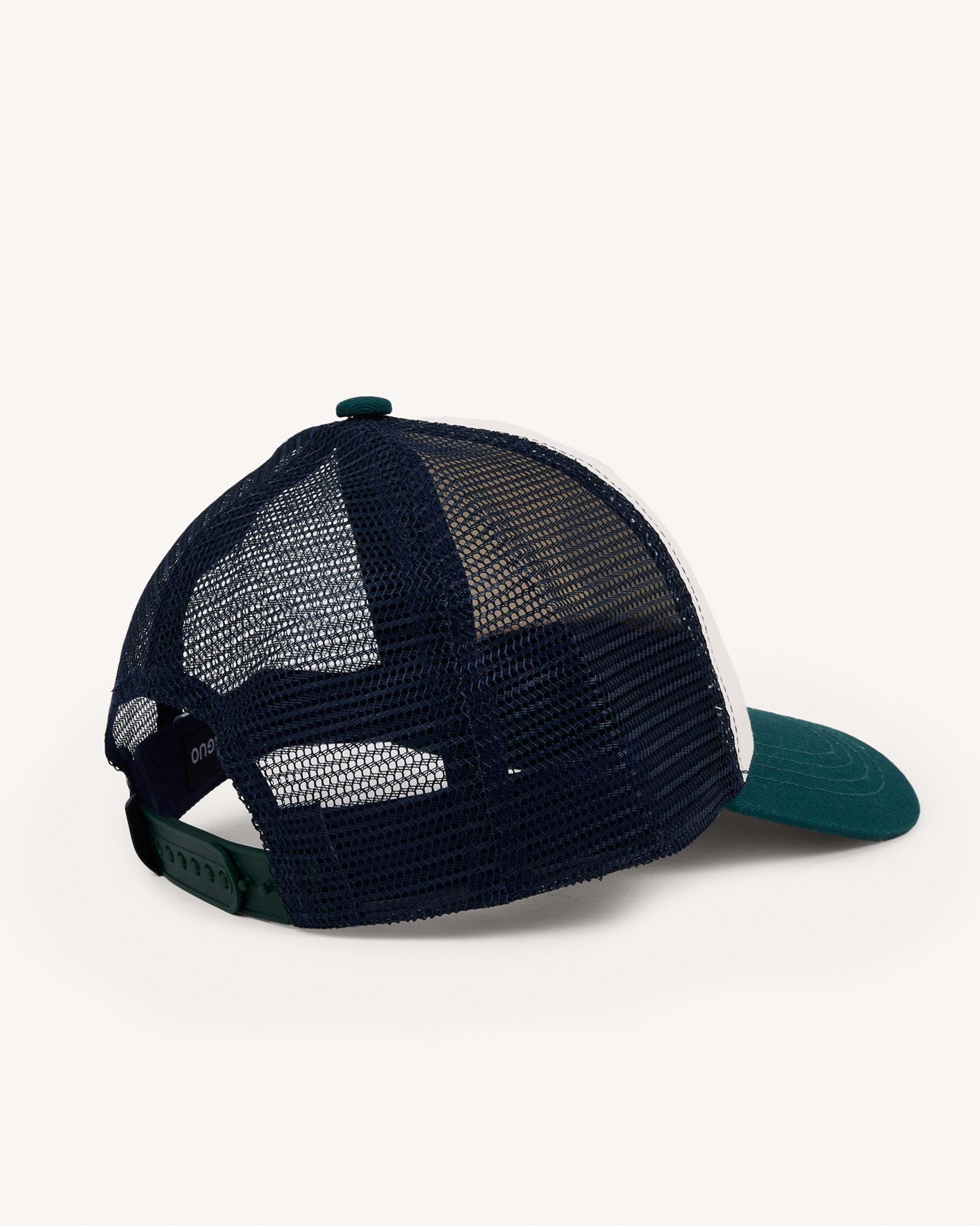 Casquette verte & bleu marine coton - TRUCKER CAP