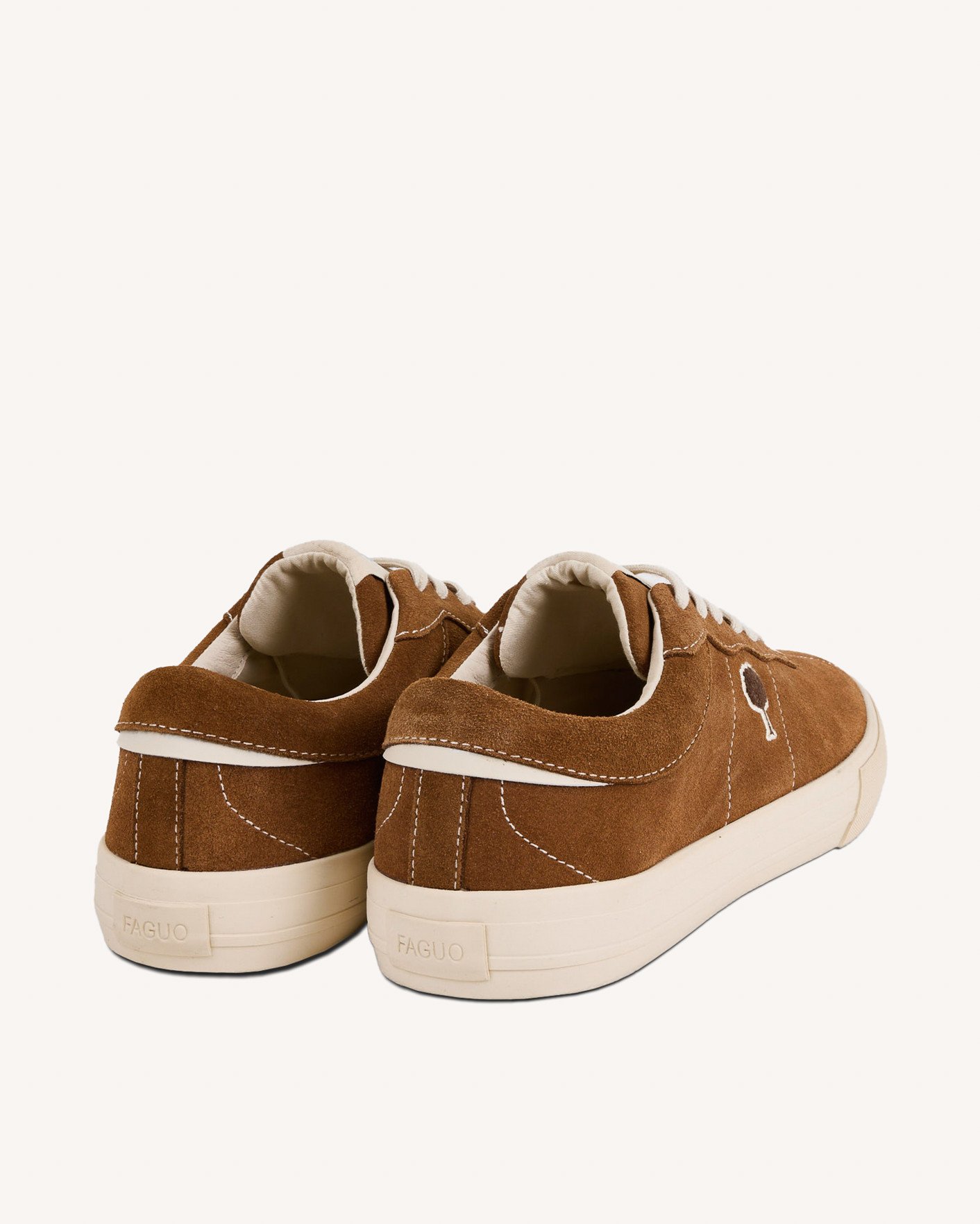 Baskets camels cuir suède - NASHI