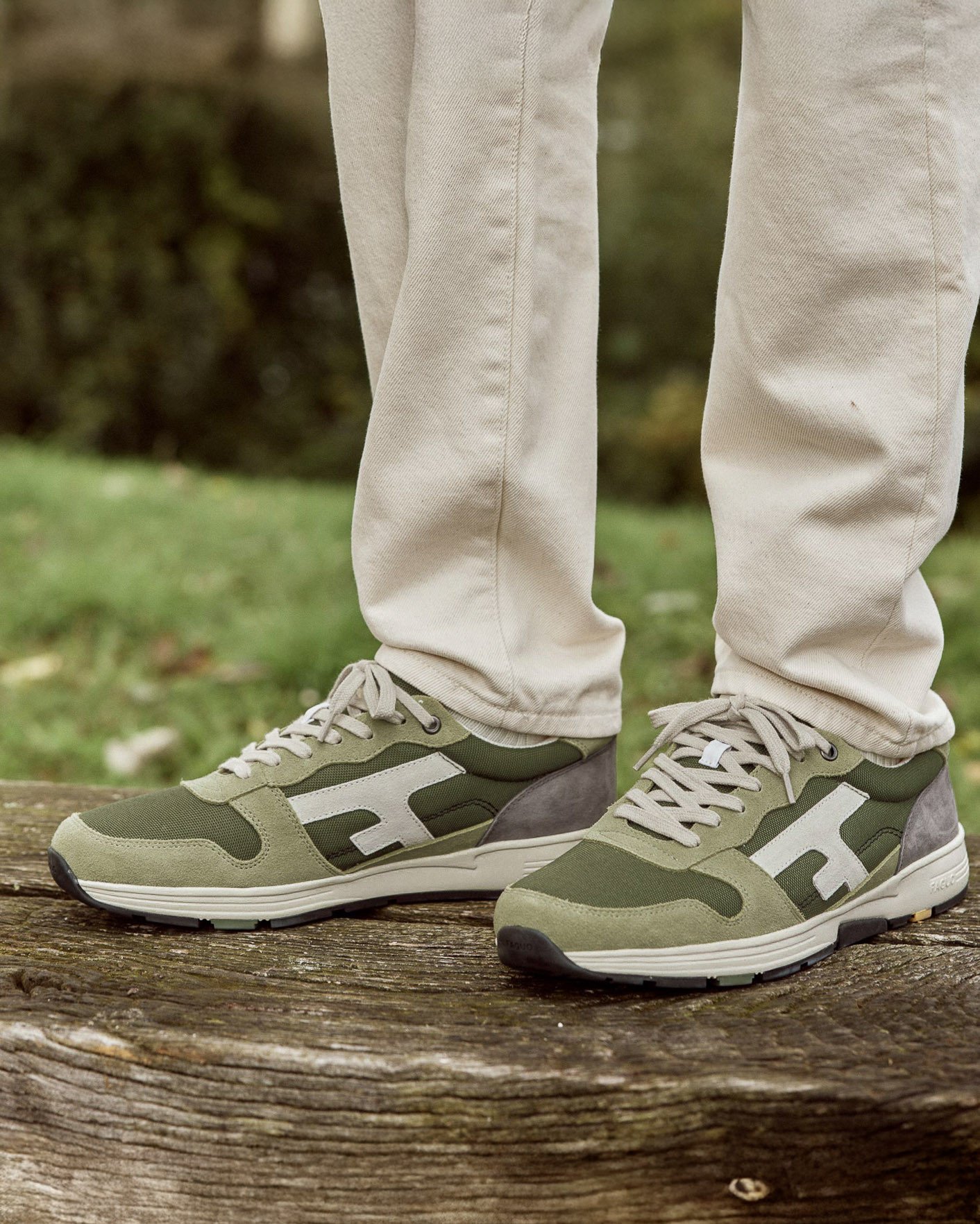 Baskets kaki clair - OLIVE