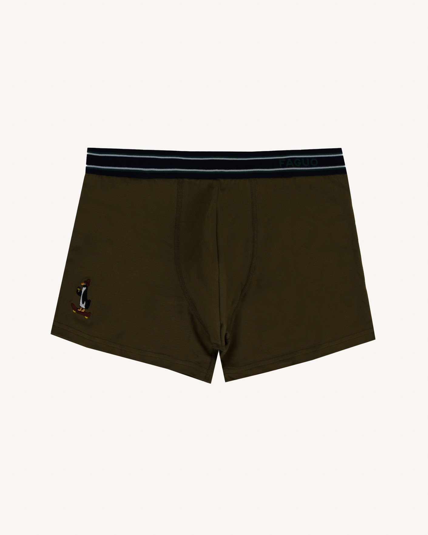 Lot de boxers x3 olive & kaki - BOXER