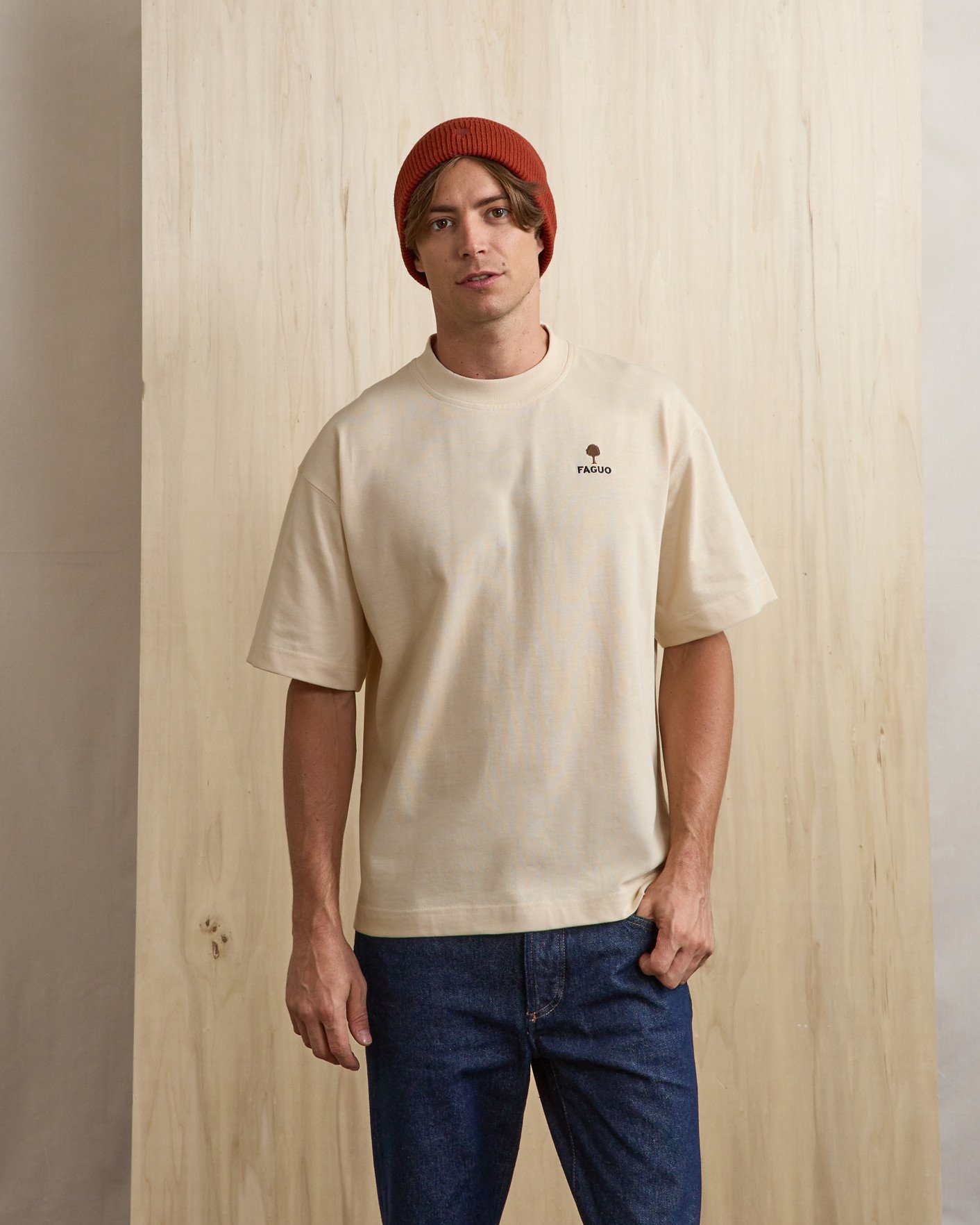 T-shirt beige foncé coton - YELLOWSTONE