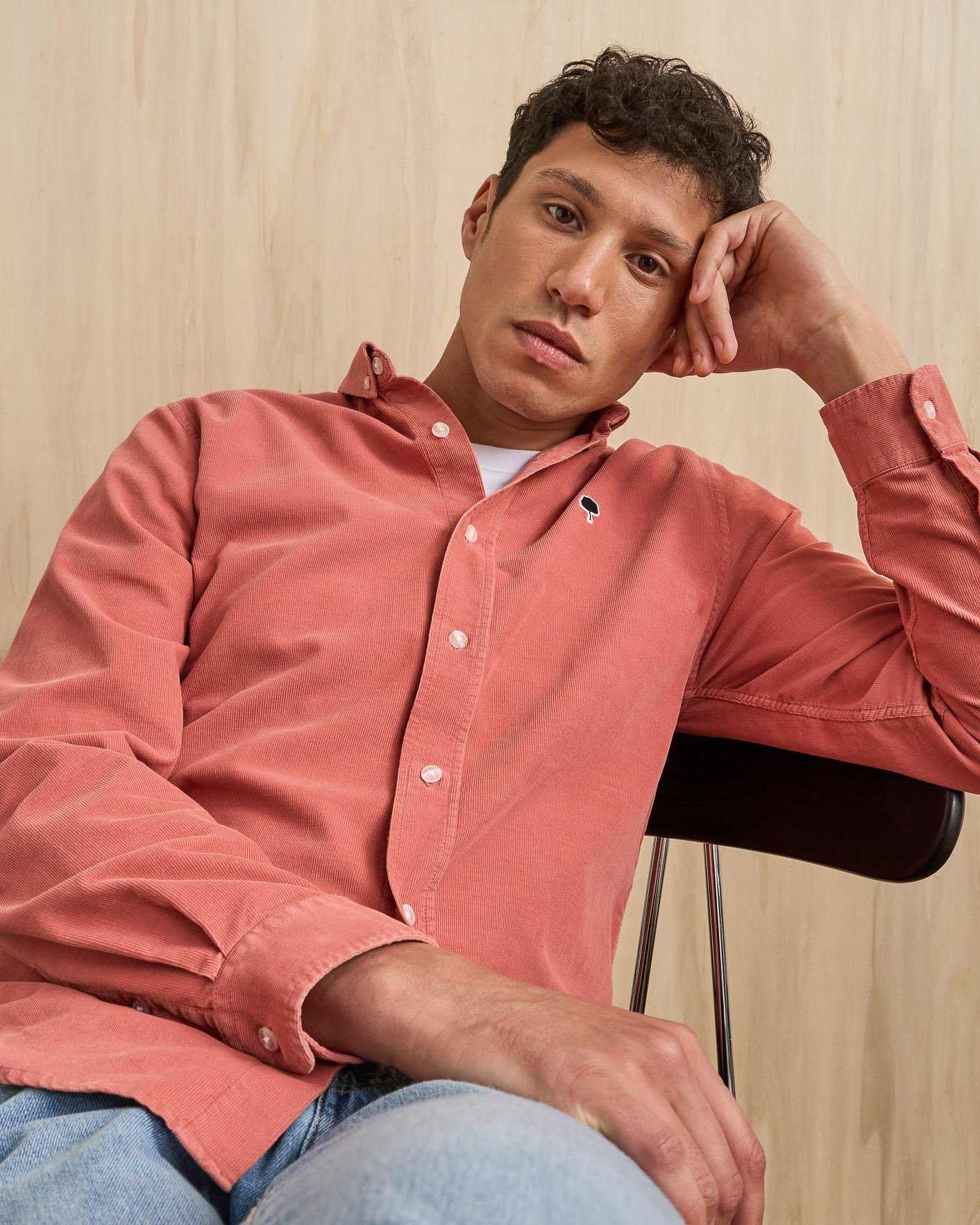 Chemise en velours rose - IVOY