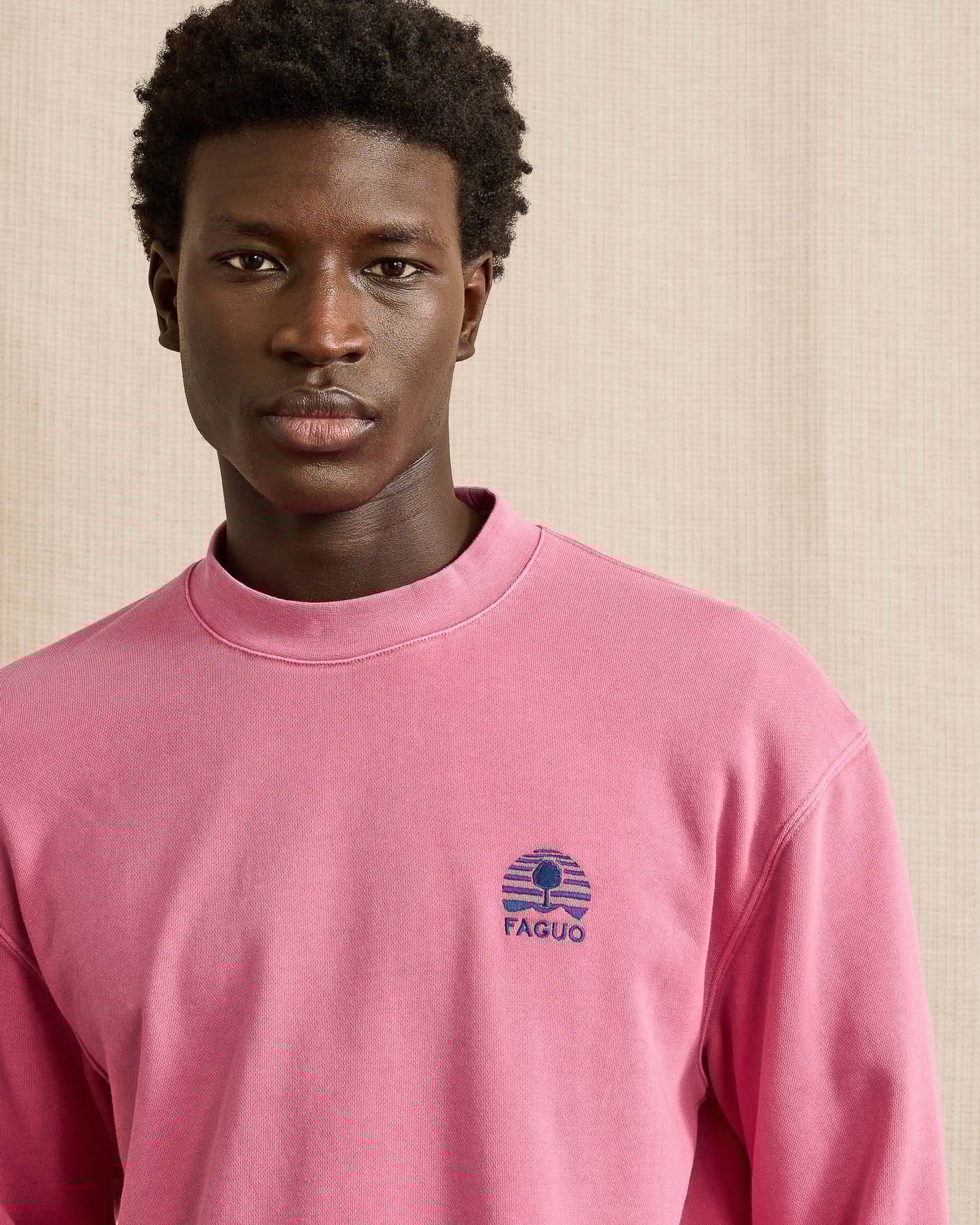 Sweat col rond oversize rose - FANGO