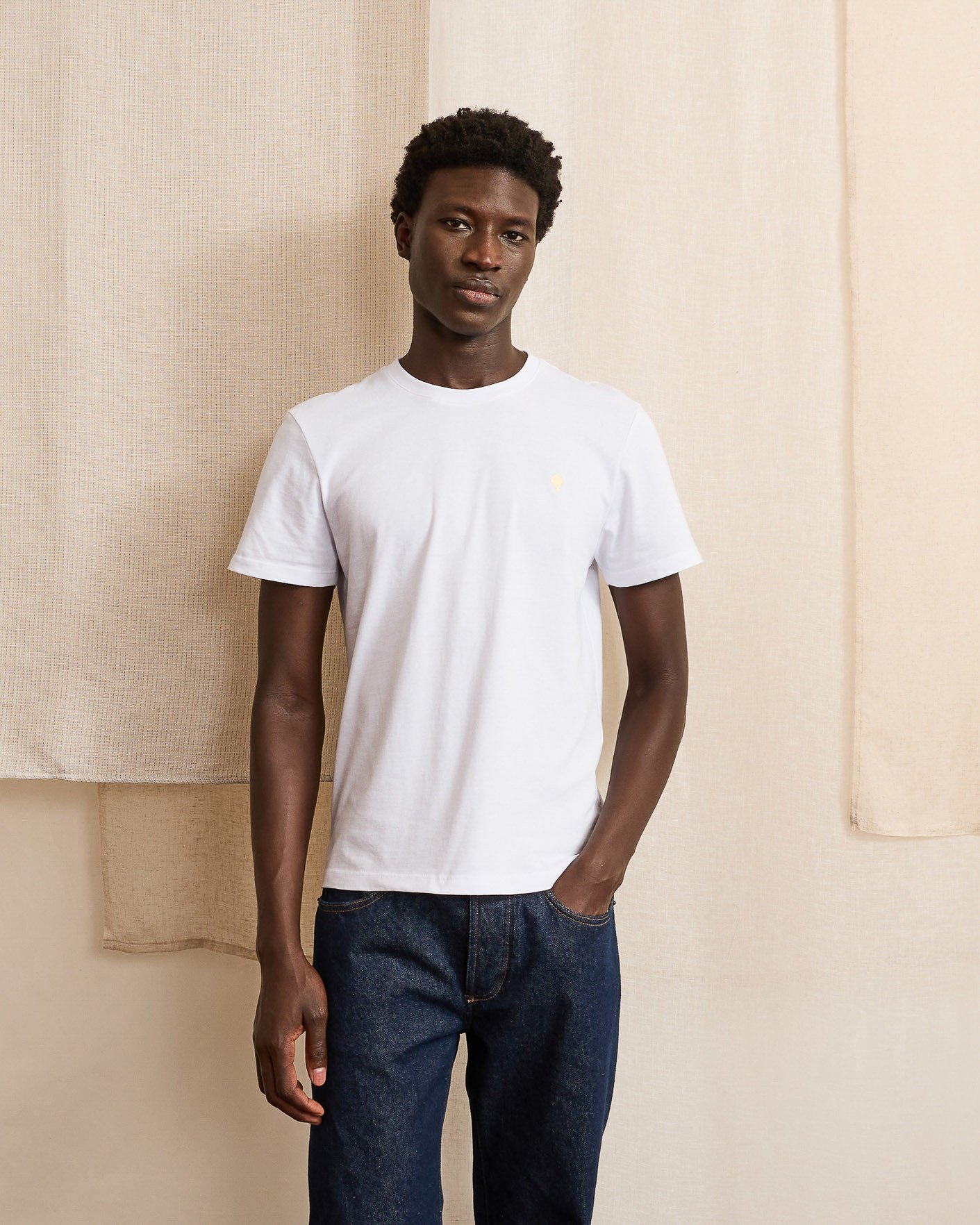 T-shirt blanc coton - ARCY