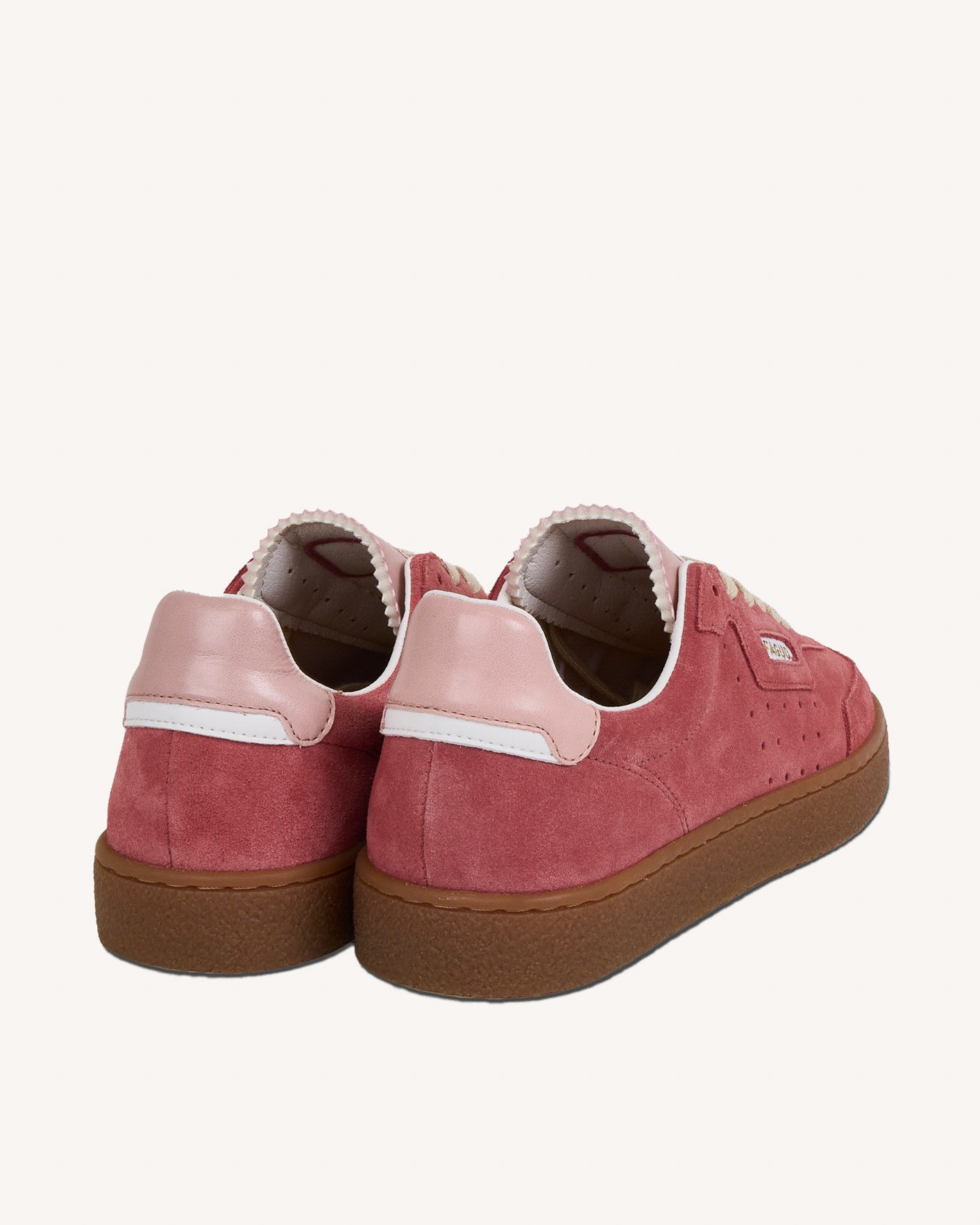 Baskets roses suède - LUMBO
