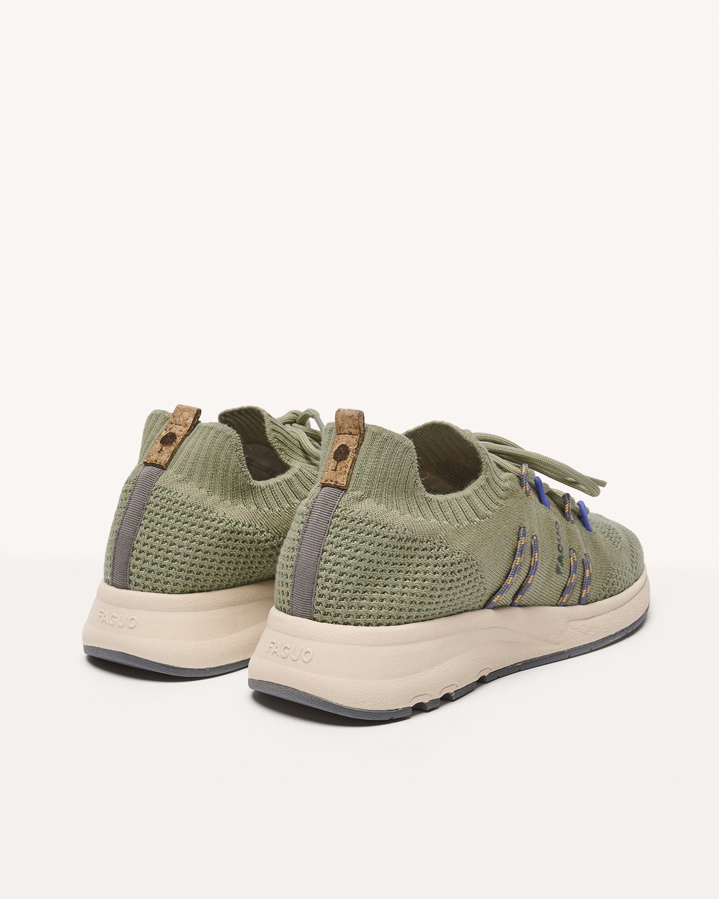 Baskets kaki clair tencel - HEARTWOOD