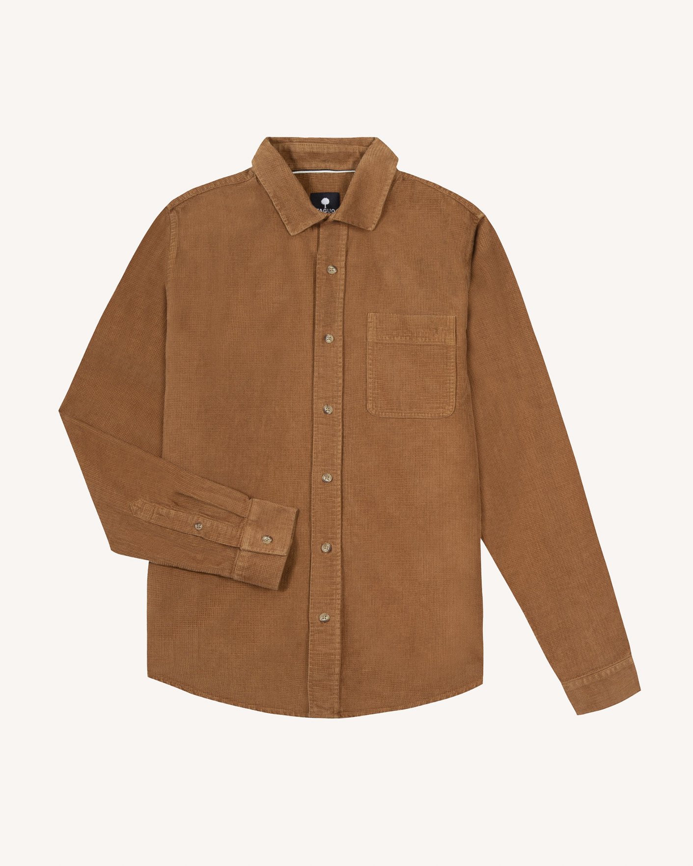 Surchemise velours camel - SIGNY