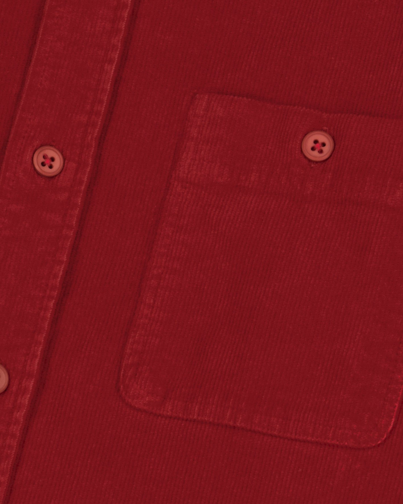 Chemise en velours rouge foncé - ONCA