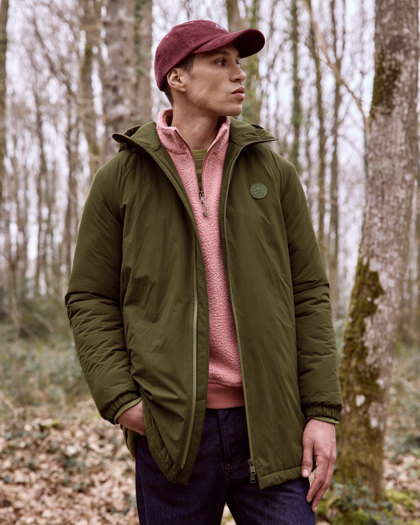 Parka imperméable chaude vert foncé - MONTAUD