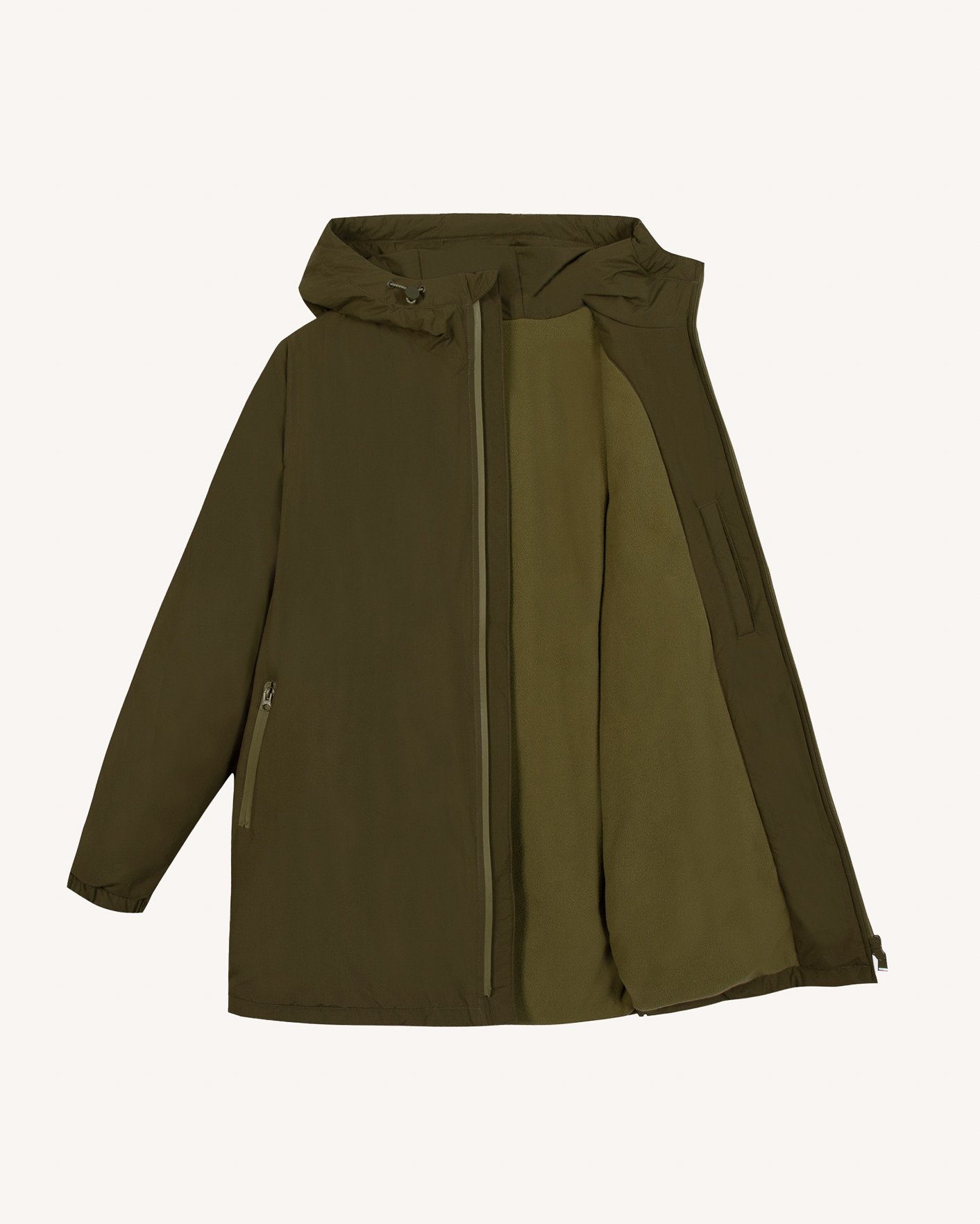 Parka imperméable chaude vert foncé - MONTAUD